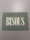Carte de vœux « Bisous »