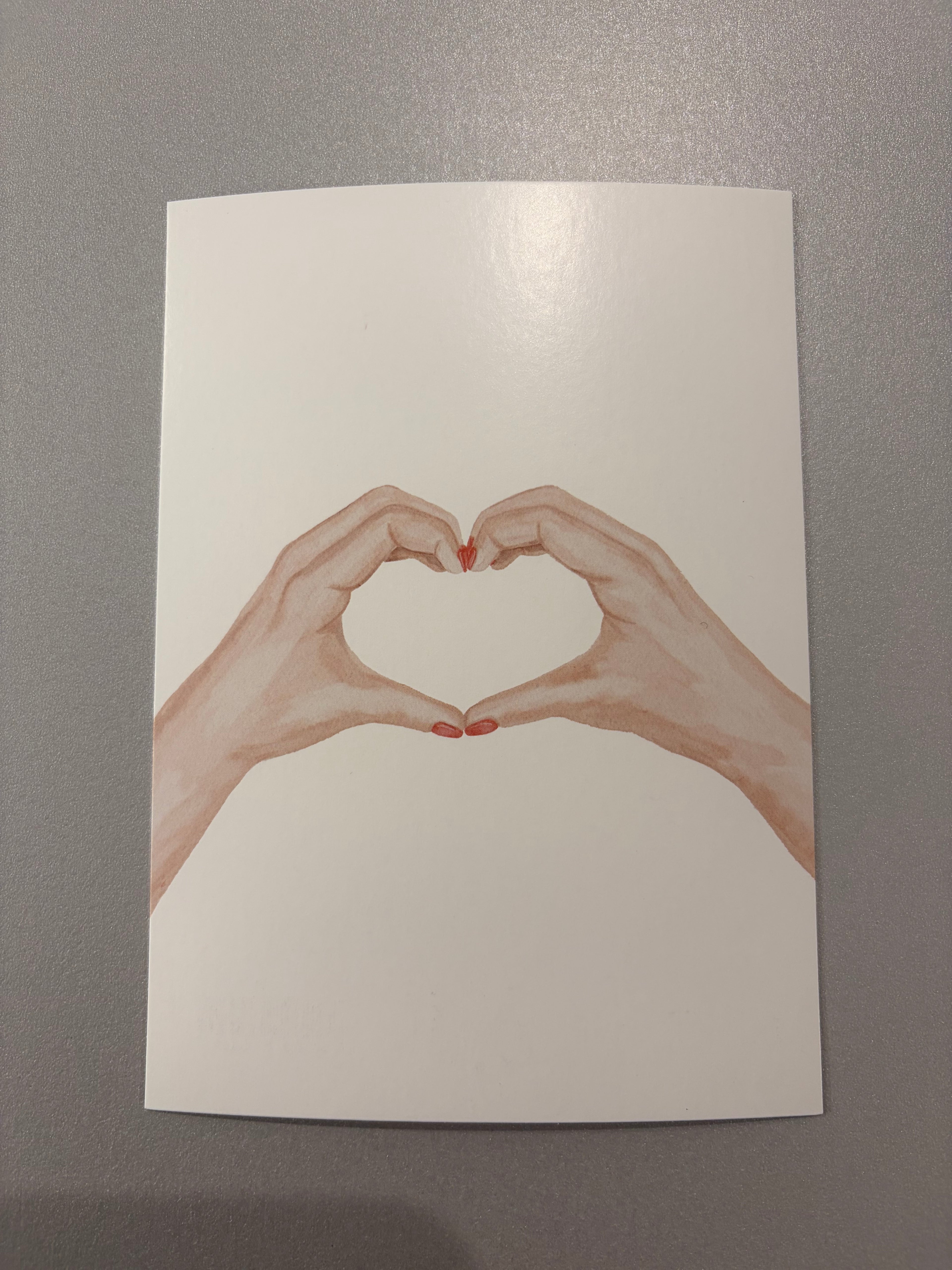 Carte de vœux « cœur »