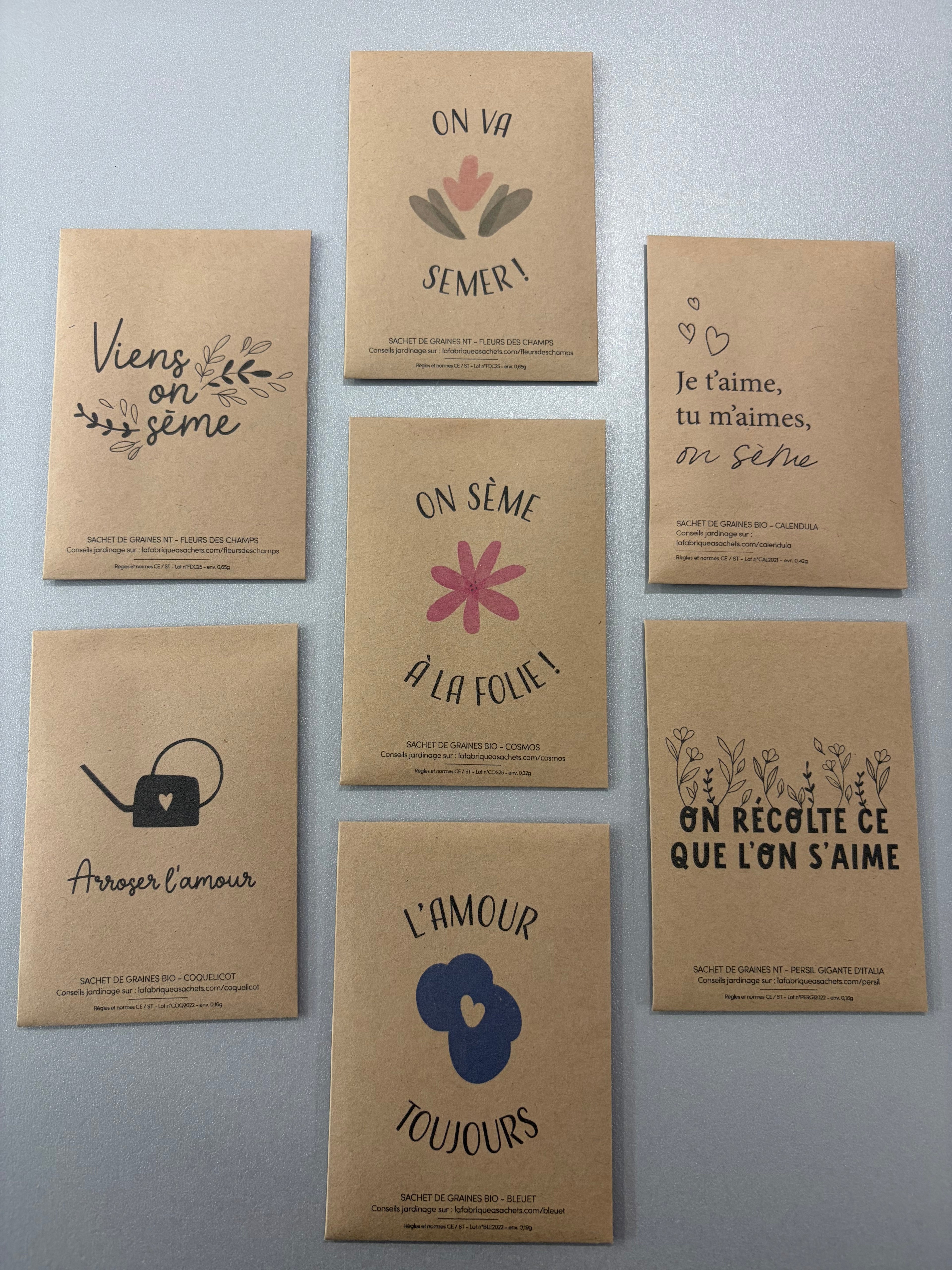 Sac de graines « La fabrique à sachets »