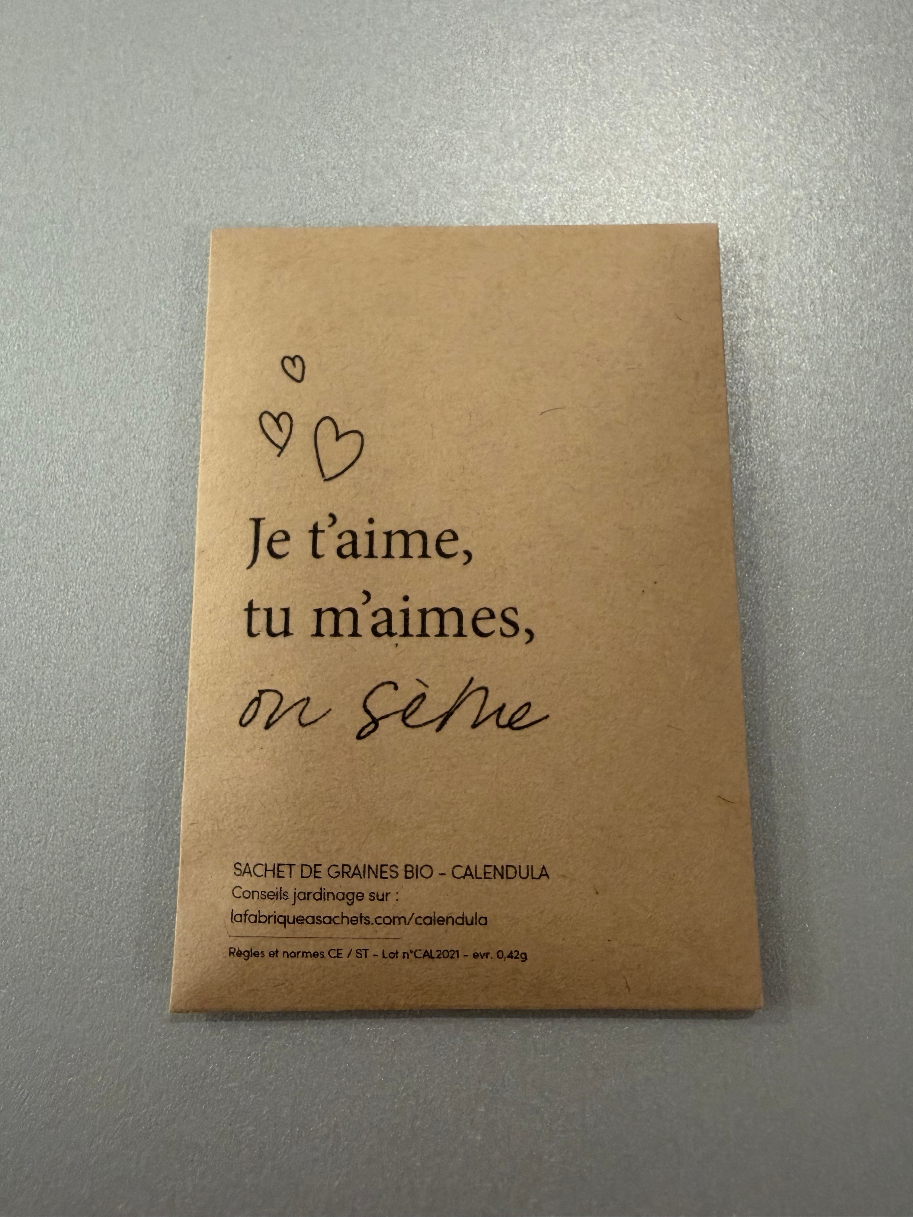 Sac de graines « La fabrique à sachets »