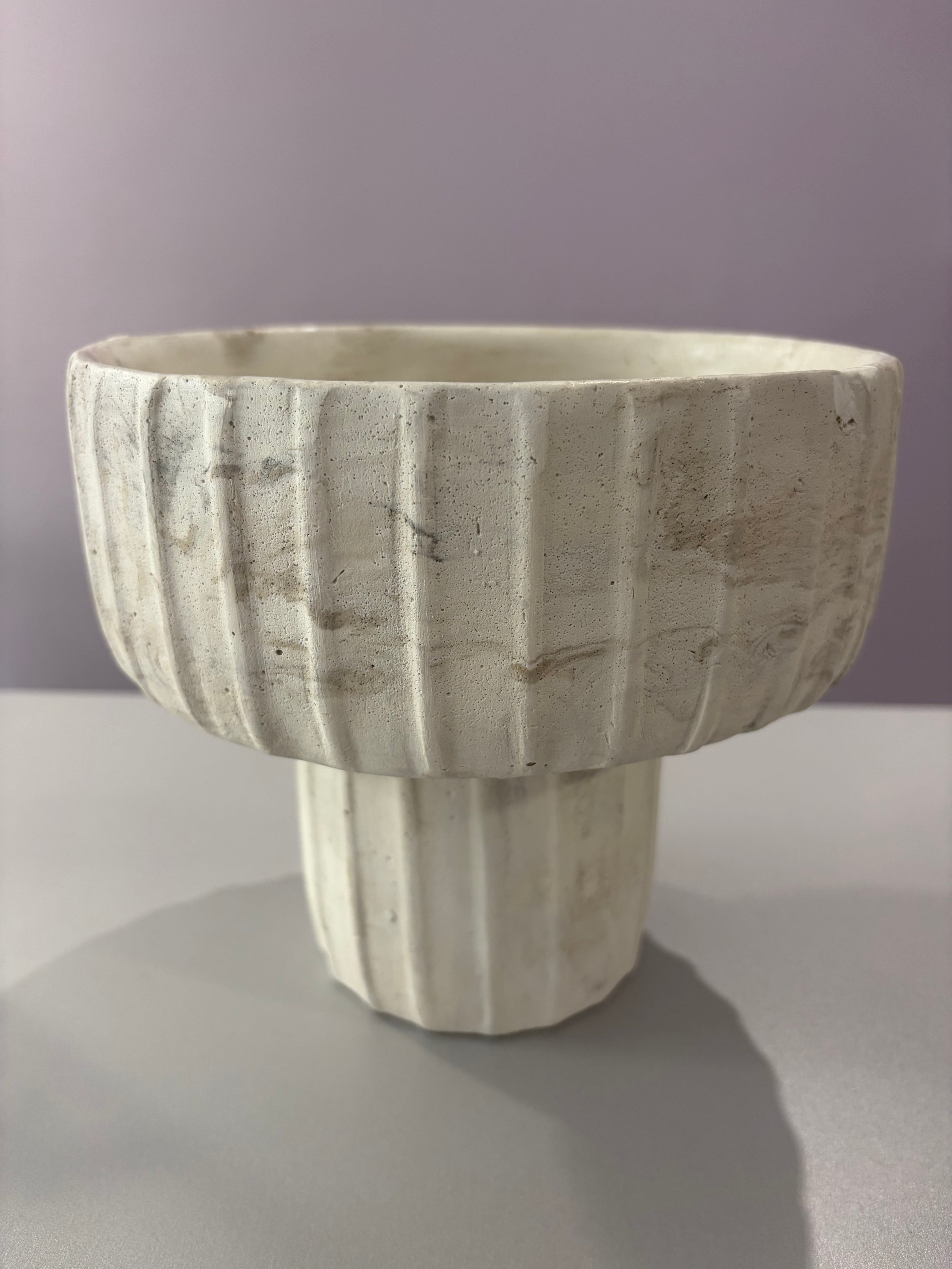 Vase effet marbre