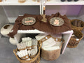 Chemin de table « Lenea » - Marron