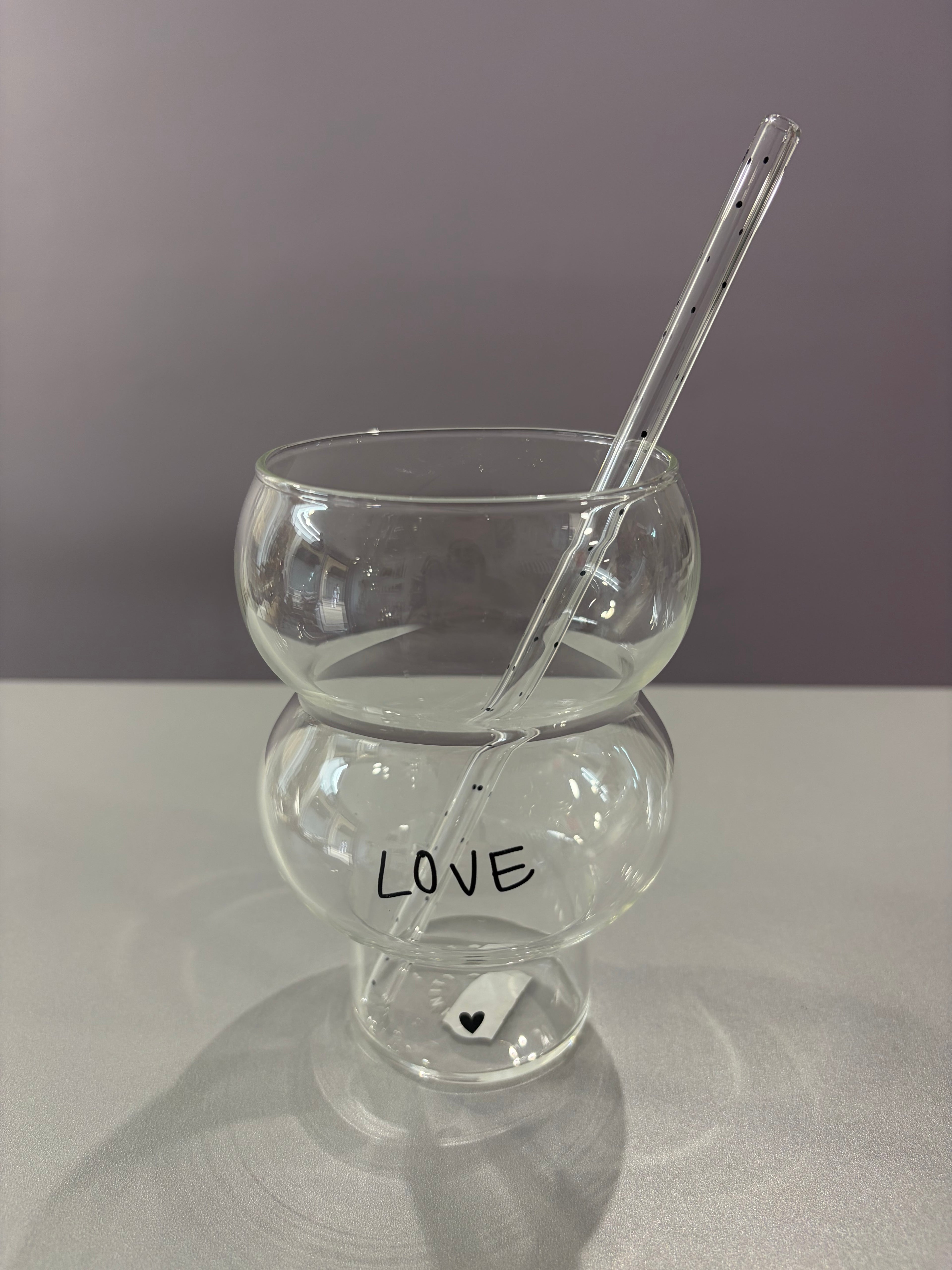 Verre « Double bubble »