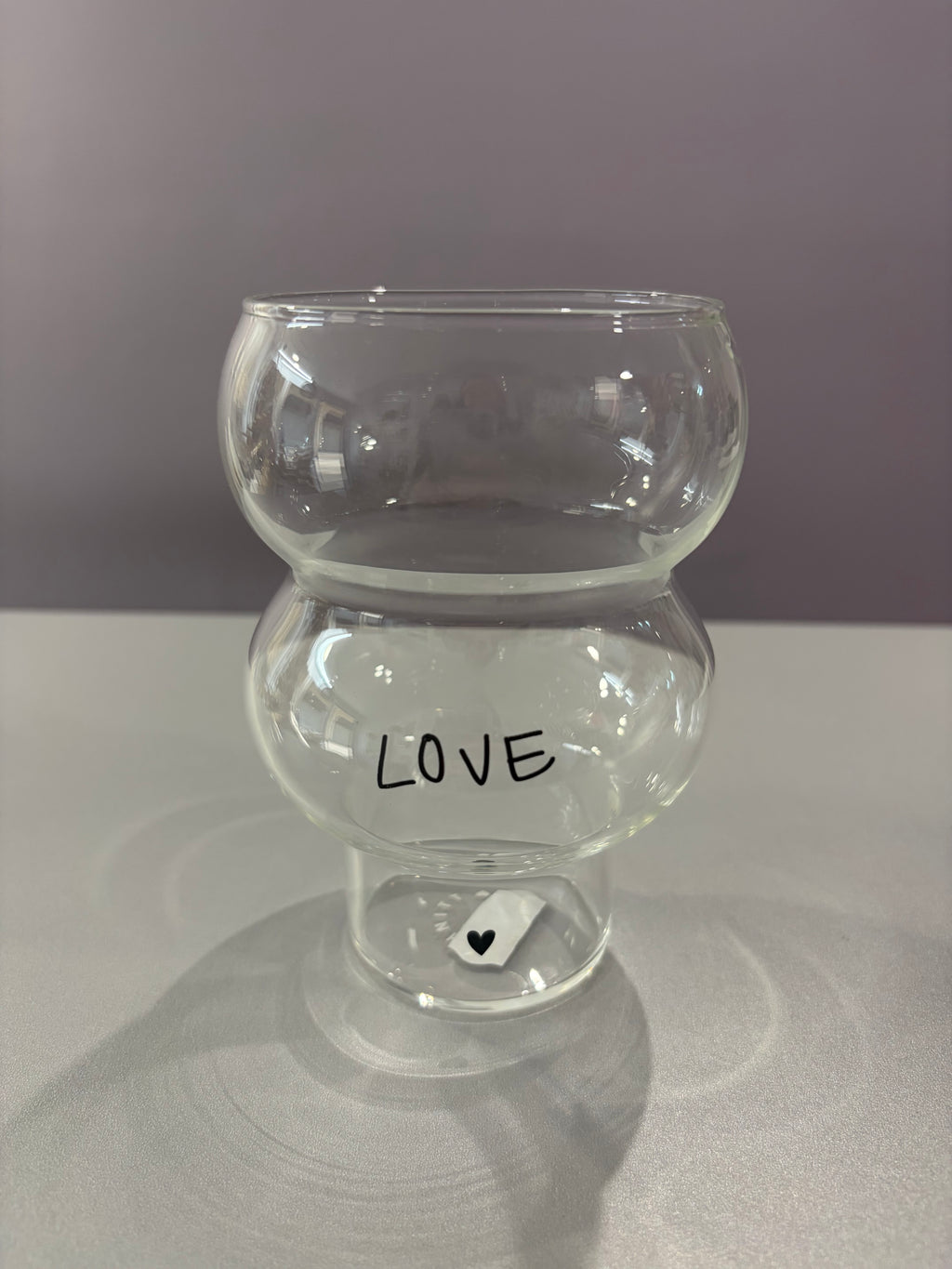 Verre « Double bubble »