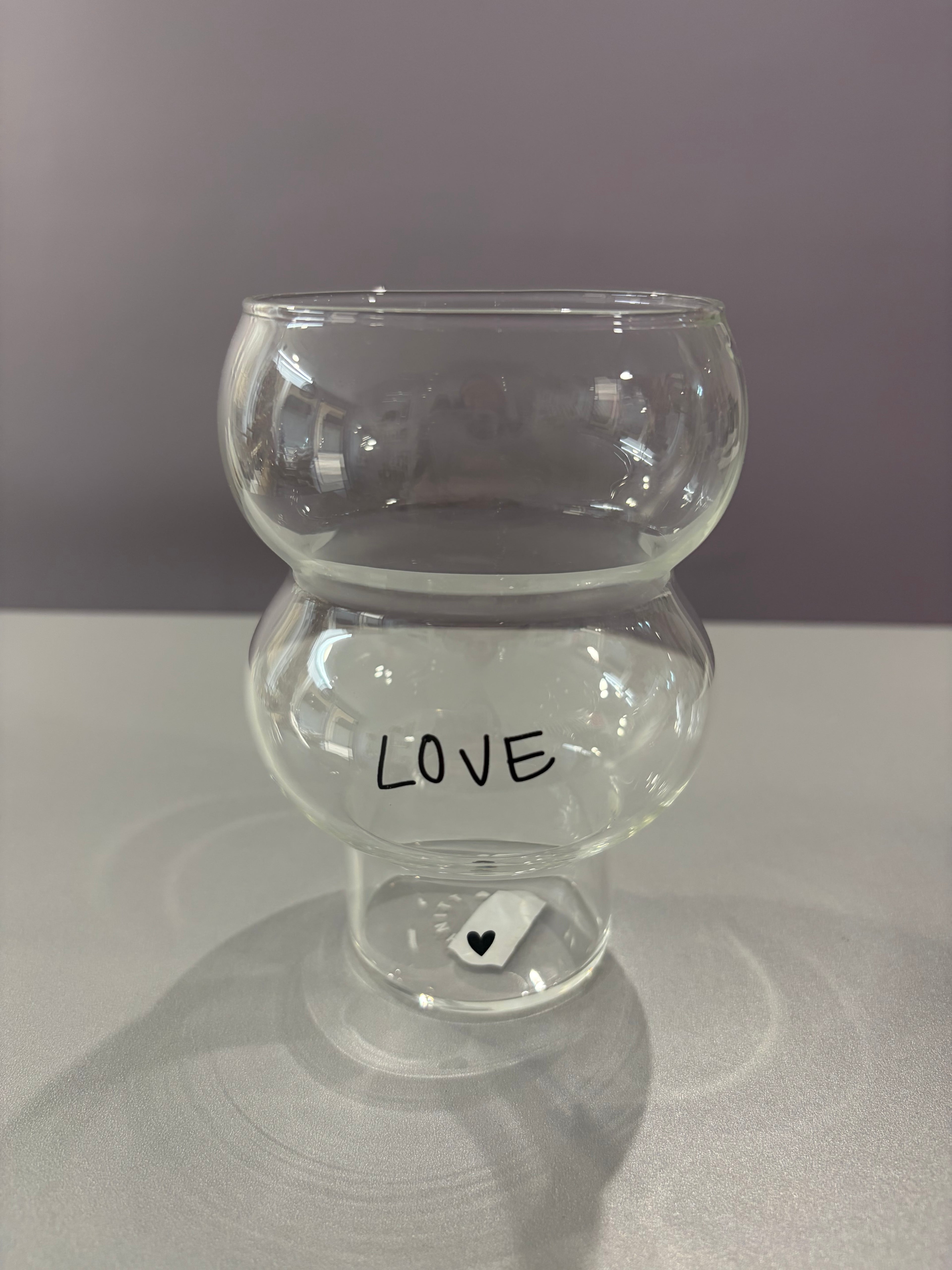 Verre « Double bubble »