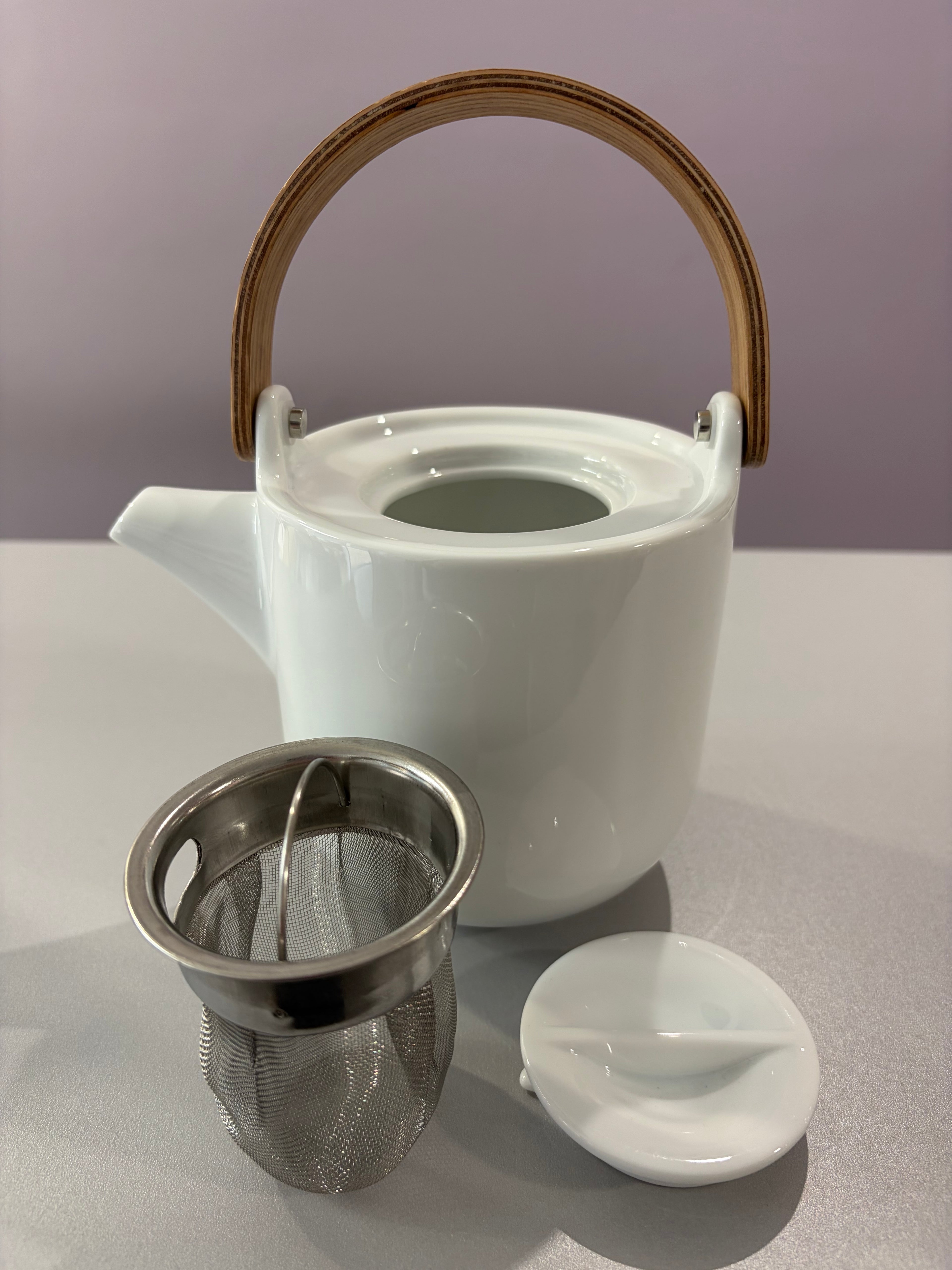 Théière en porcelaine « Yuki » - Blanc