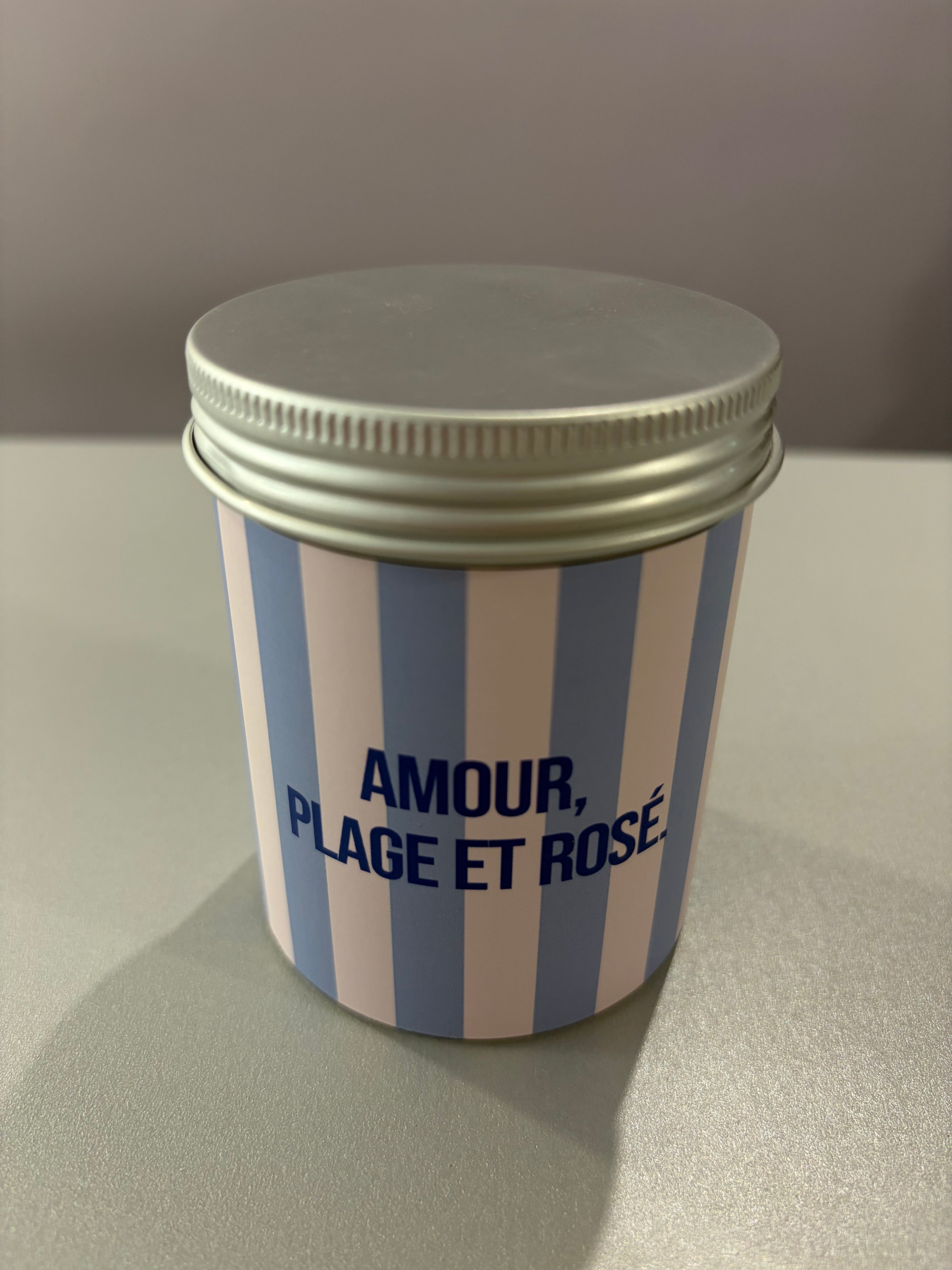 Bougie « Amour, plage et rosé »