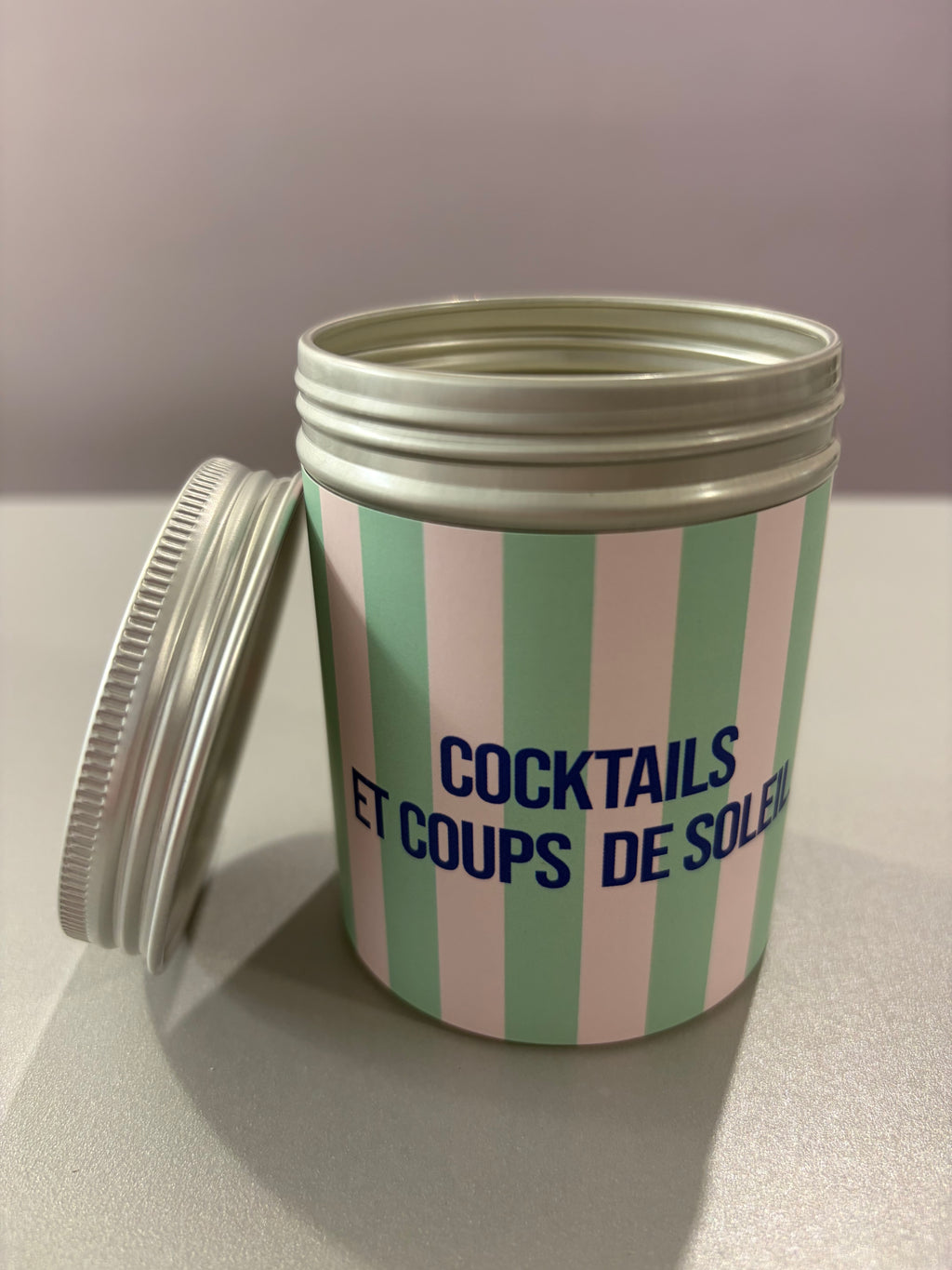 Bougie « Cocktails et coups de soleil »