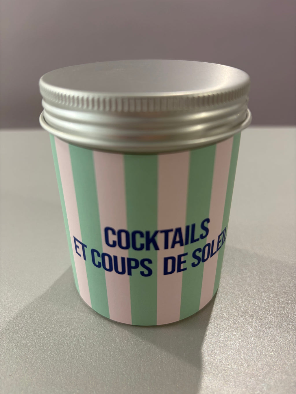Bougie « Cocktails et coups de soleil »