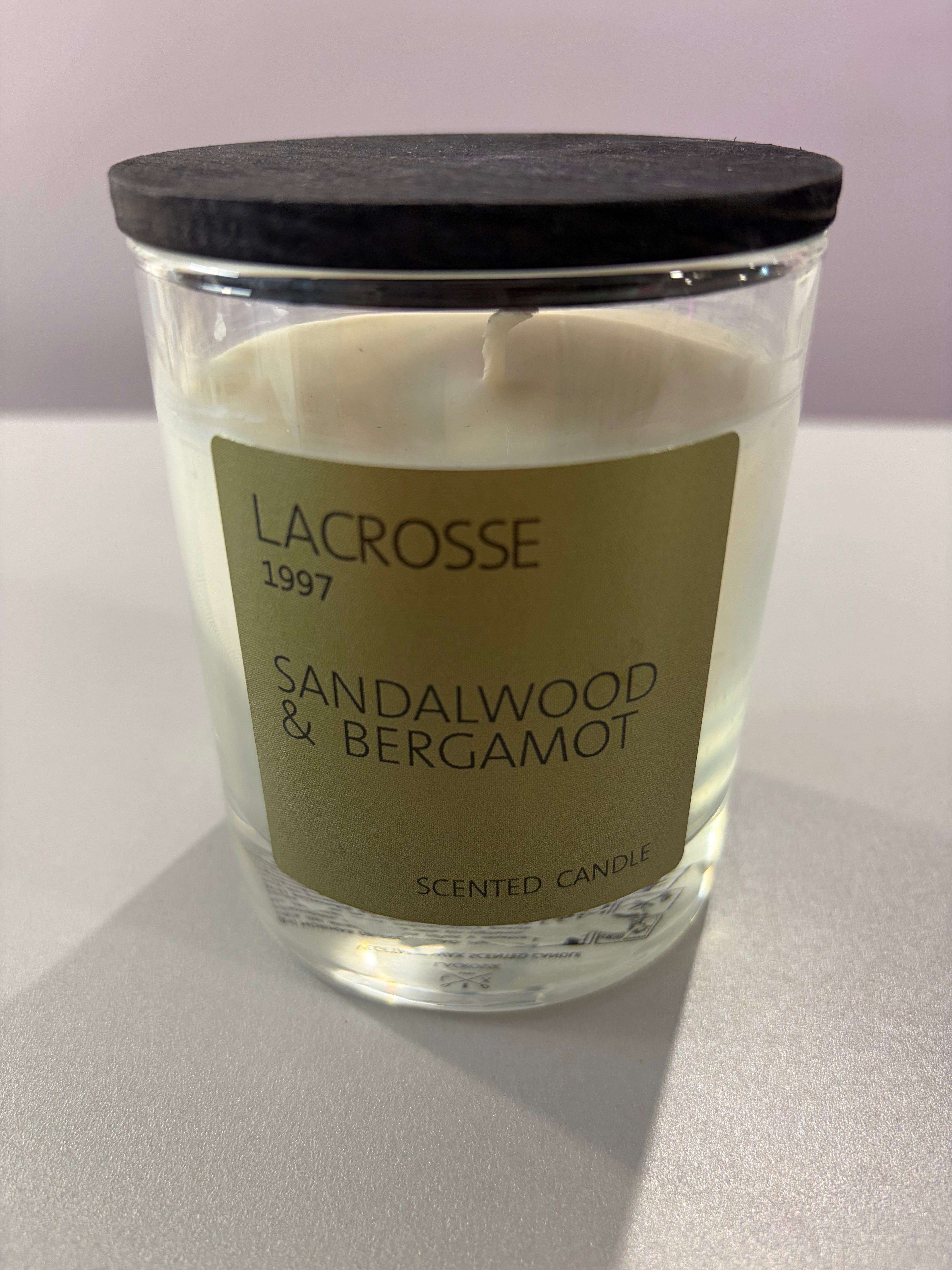 Bougie « Sandalwood & bergamot » LACROSSE