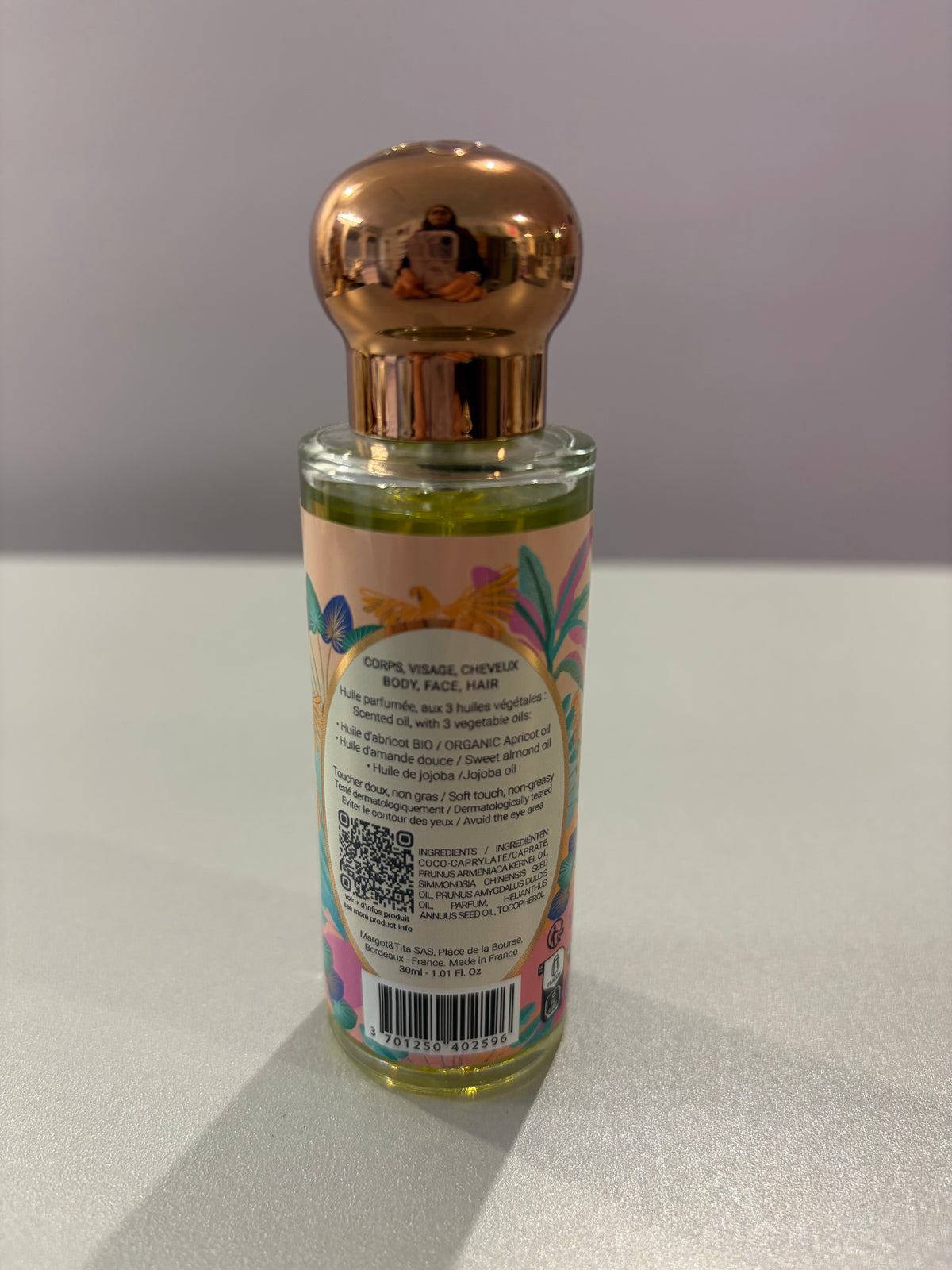 Huile sèche parfumée « Week-end au paradis »