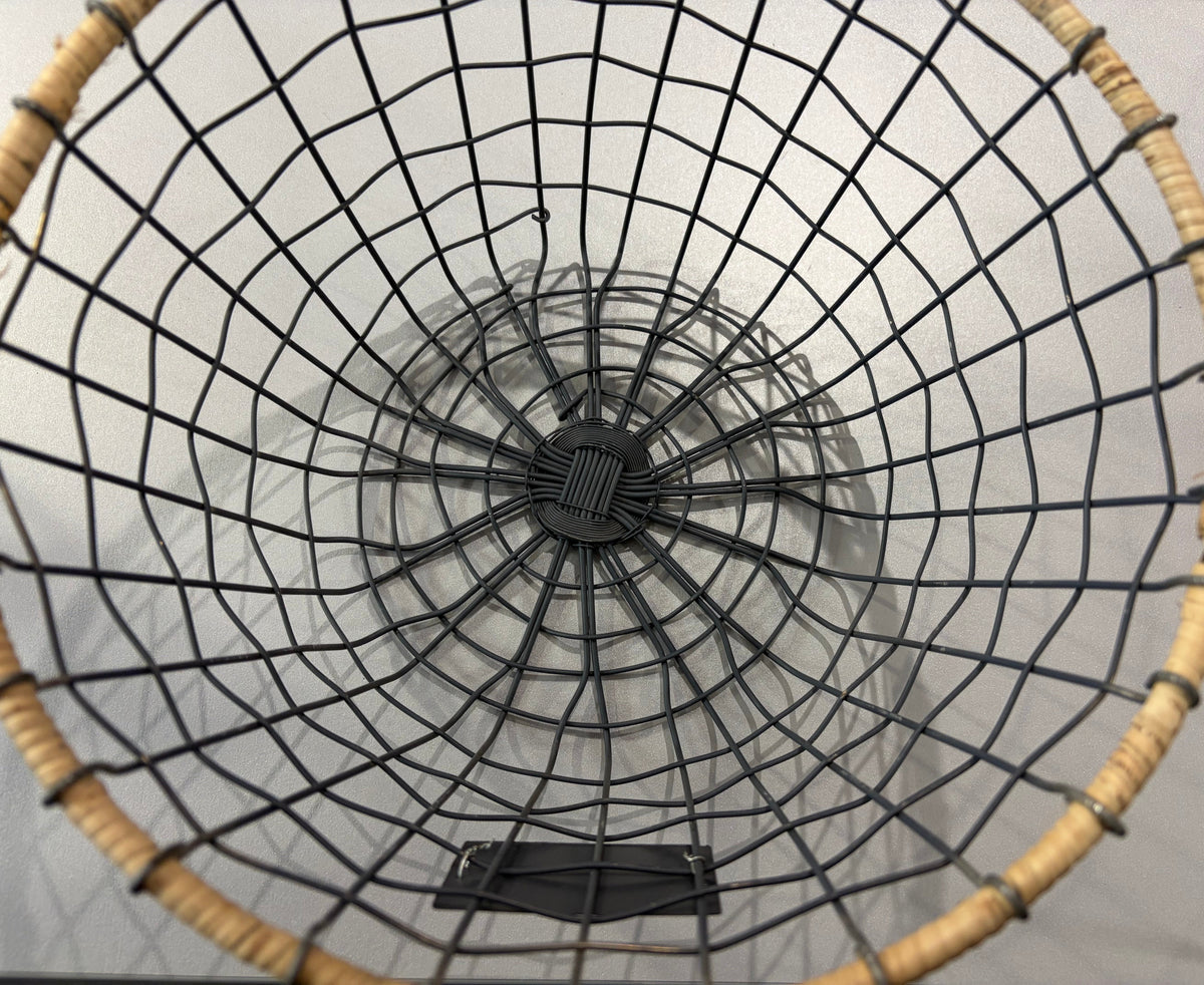 Panier en métal et fibre de bois - deux tailles disponibles