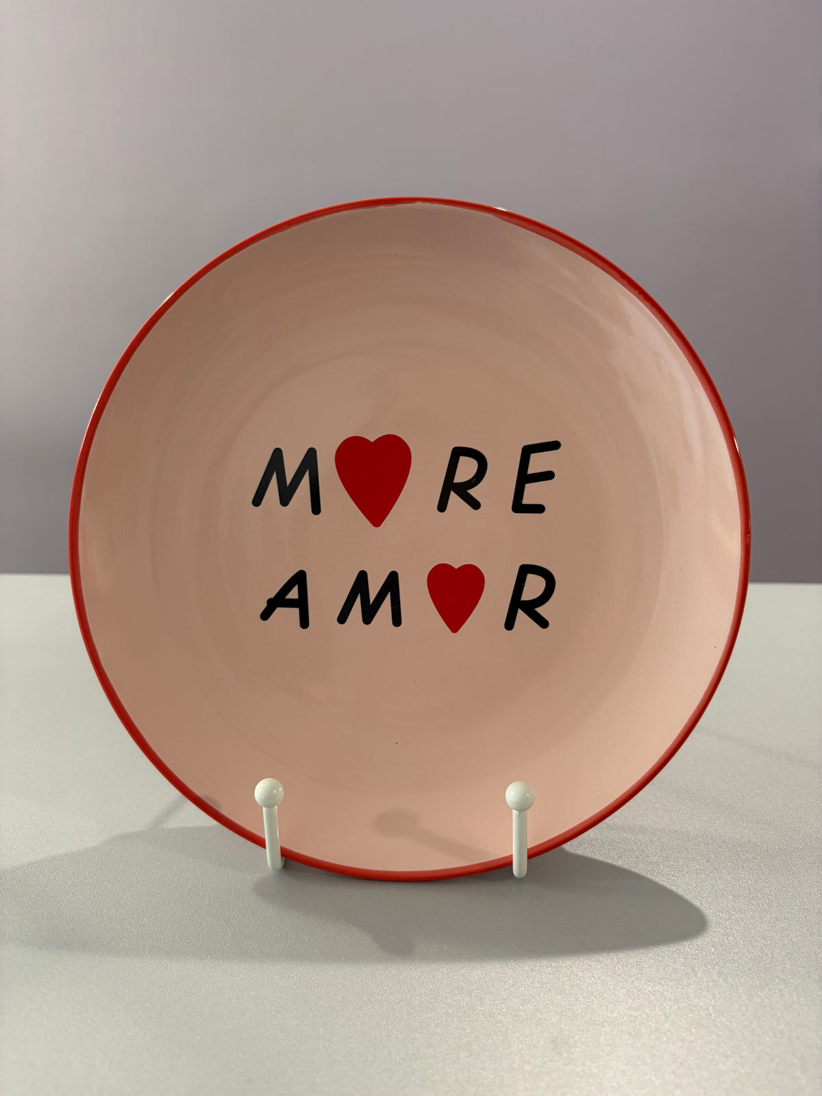 Assiette à dessert «More amor »