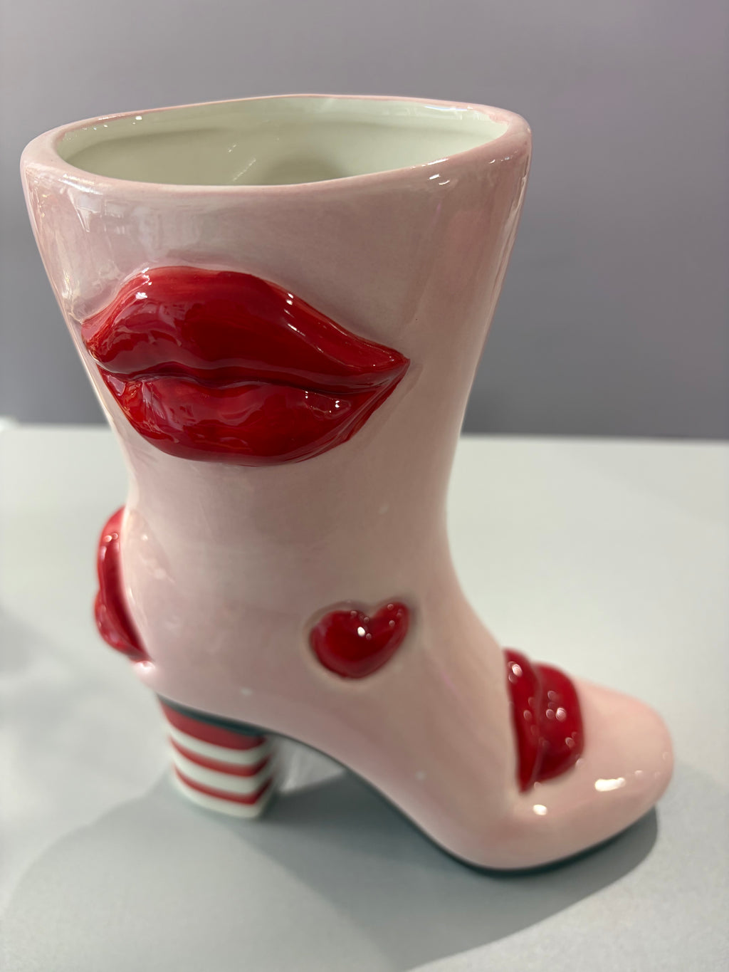 Vase « Bottine bisous »