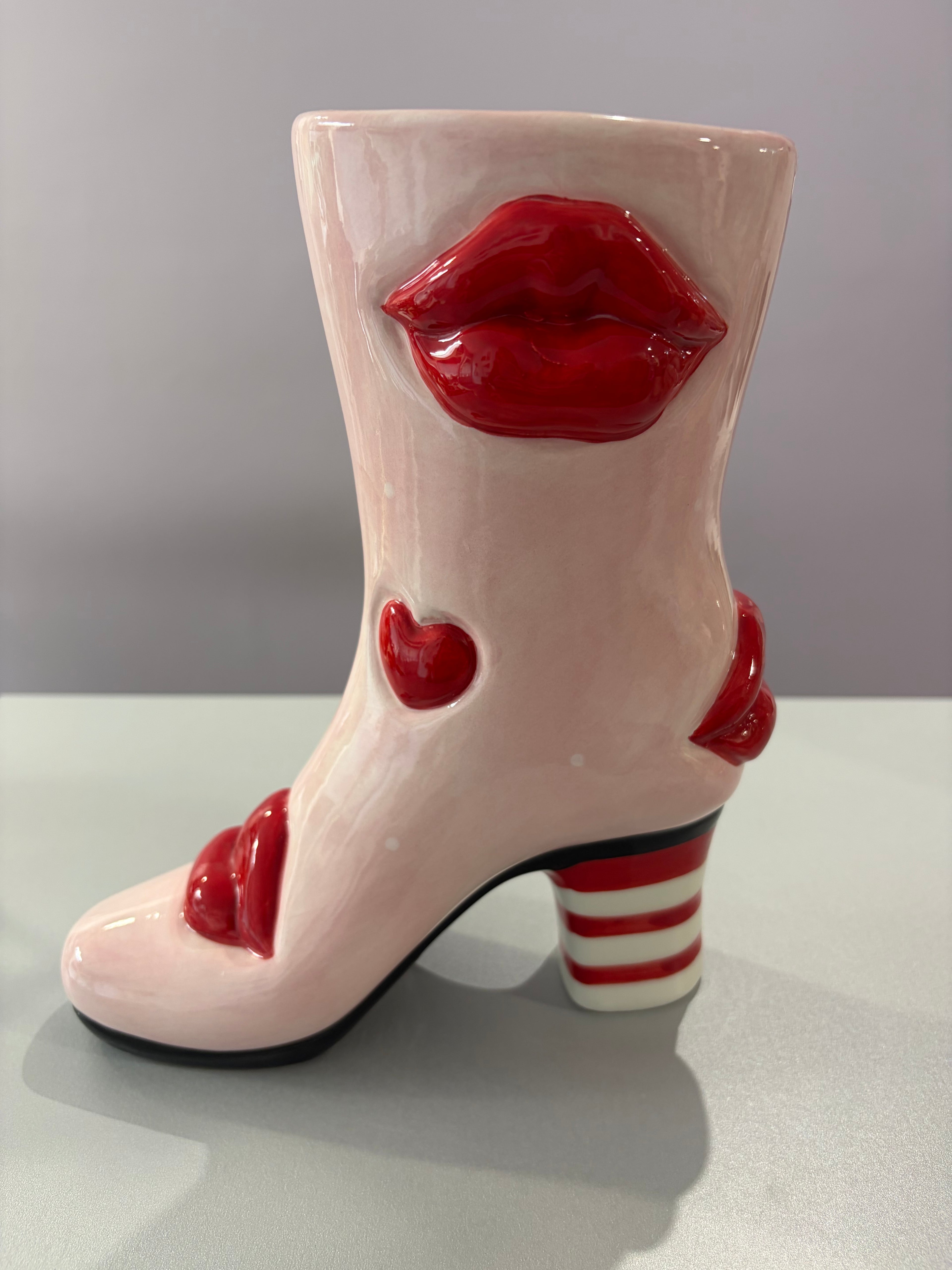 Vase « Bottine bisous »
