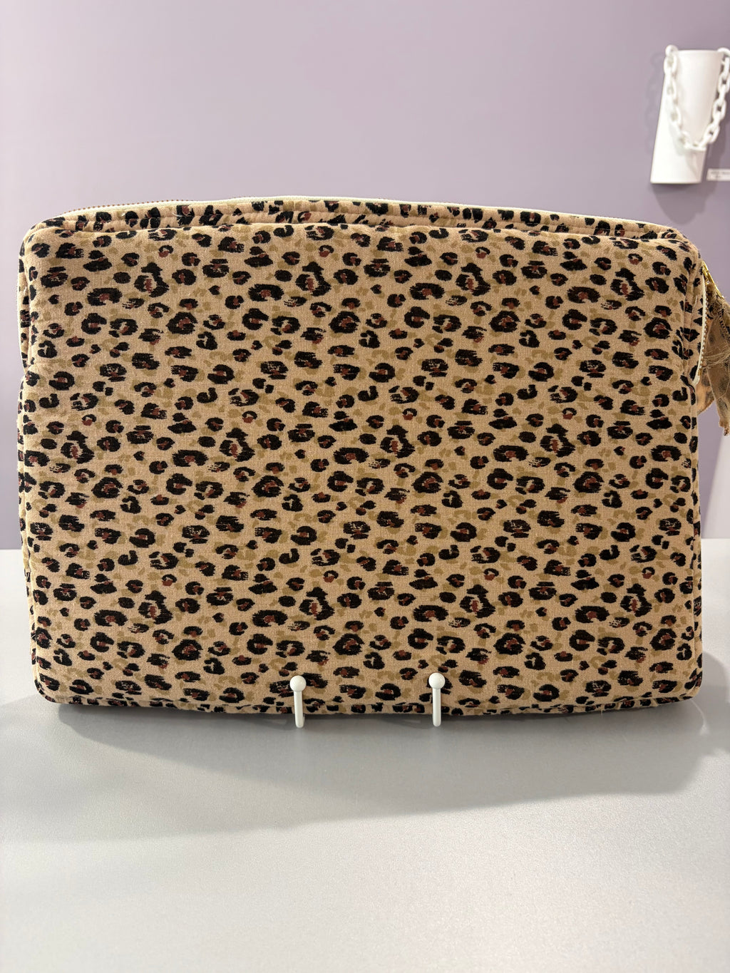 Pochette à PC ou tablette léopard