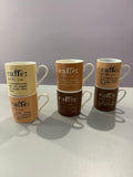 Ensemble de 6 tasses à expresso