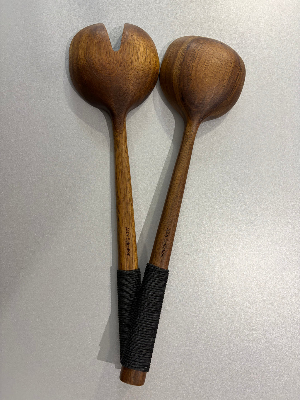 Lot de couverts à salade (acacia)