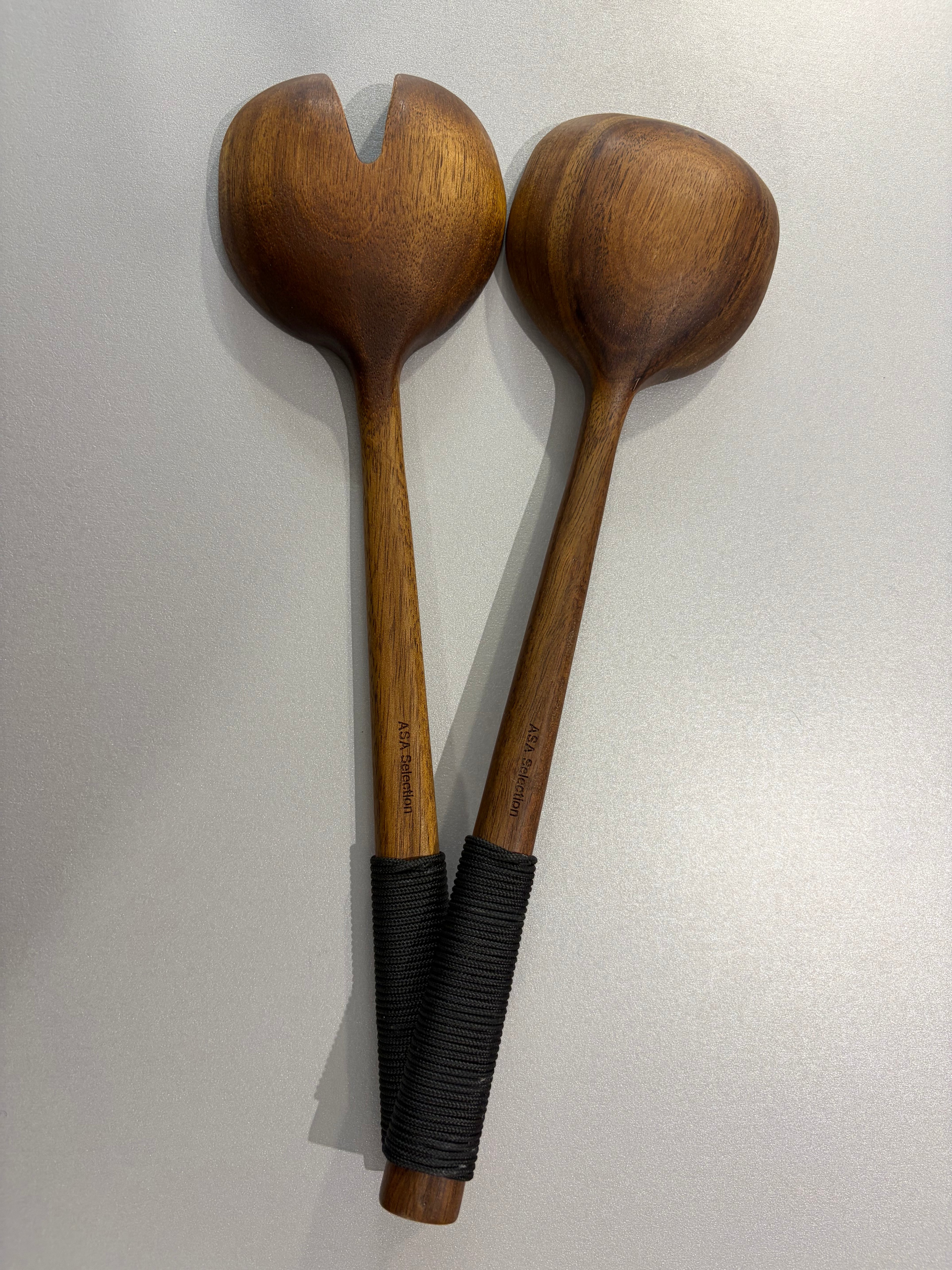 Lot de couverts à salade (acacia)