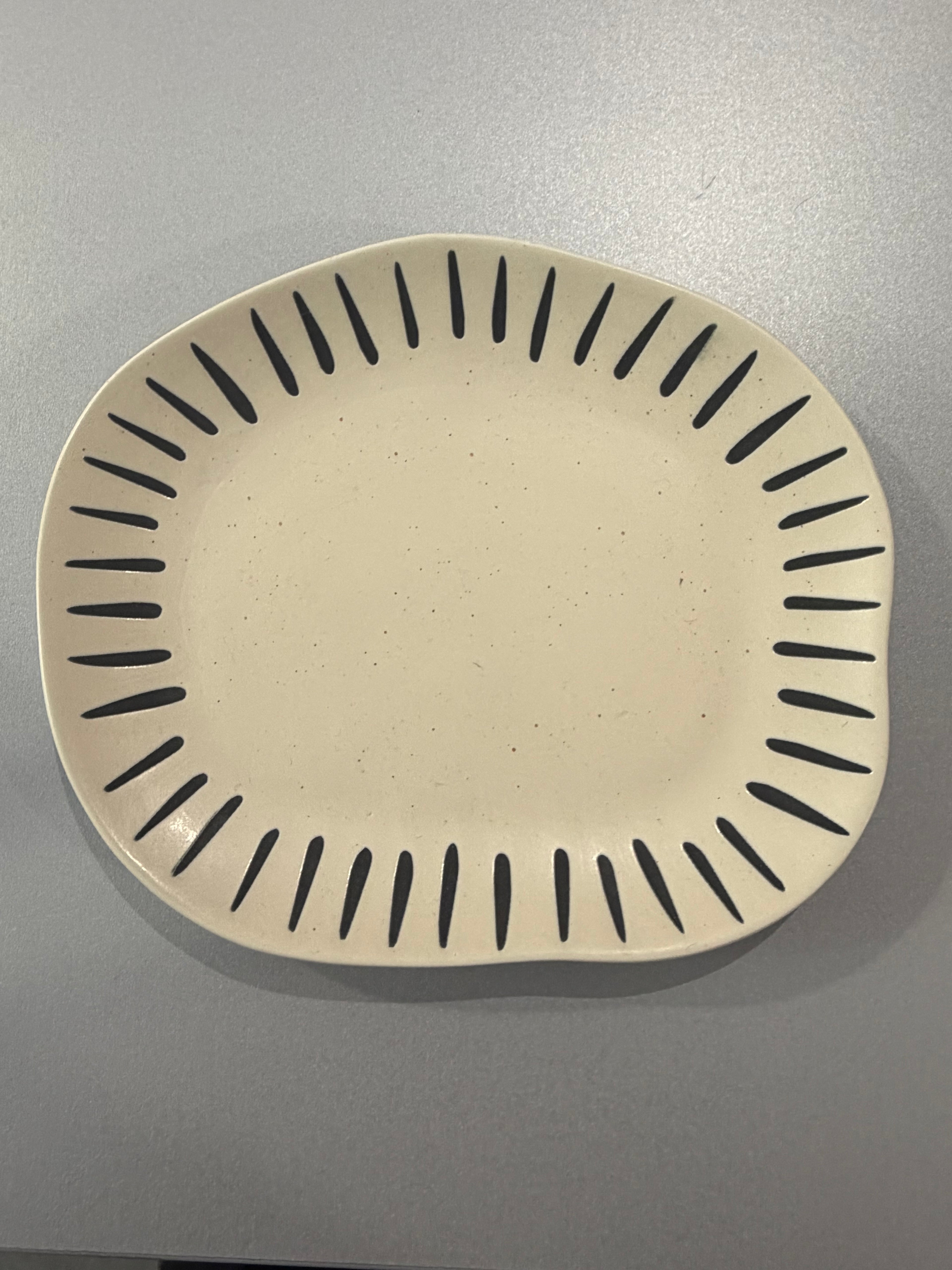 Assiette « Kenia » - disponible à l’unité et en pack