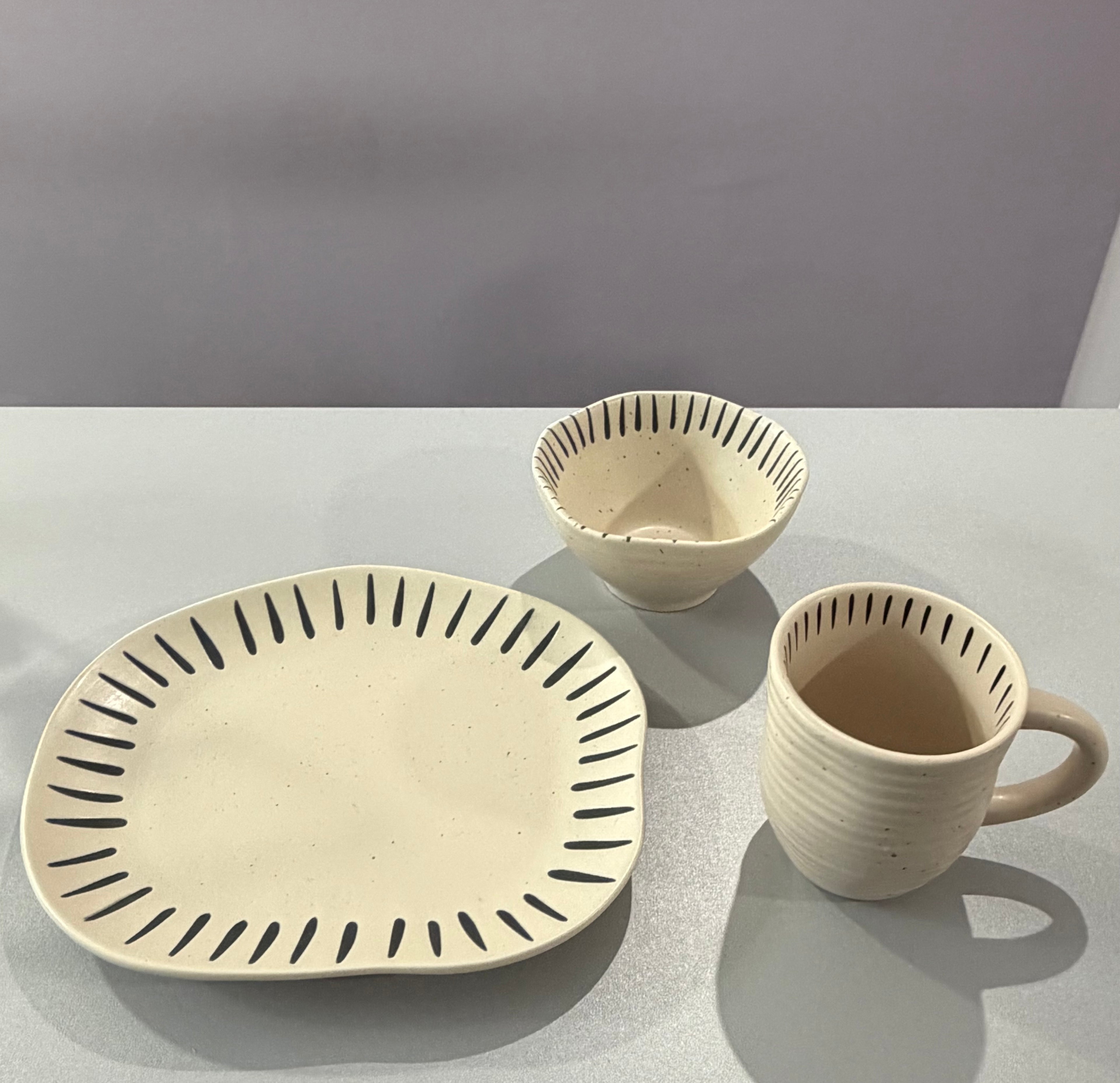 Assiette « Kenia » - disponible à l’unité et en pack