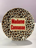 Assiette « Madame connasse » (léopard)