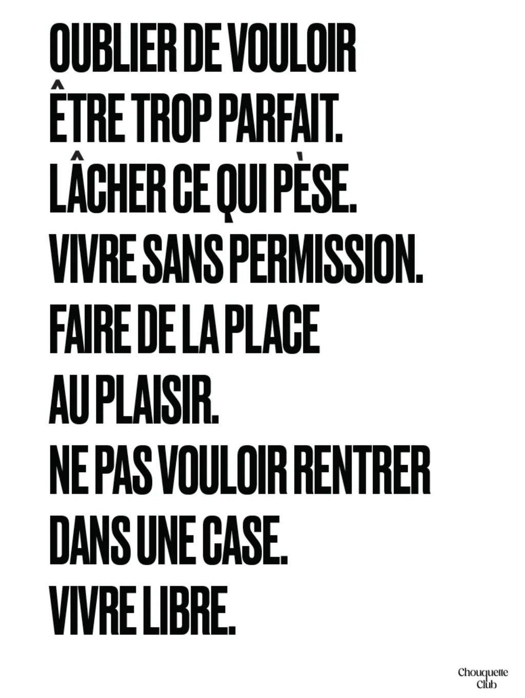 Affiche Mantra #7 (noir et blanc)
