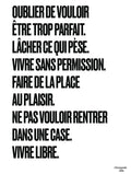 Affiche Mantra #7 (noir et blanc)