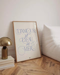 Affiche « D’amour & d’eau de mer »