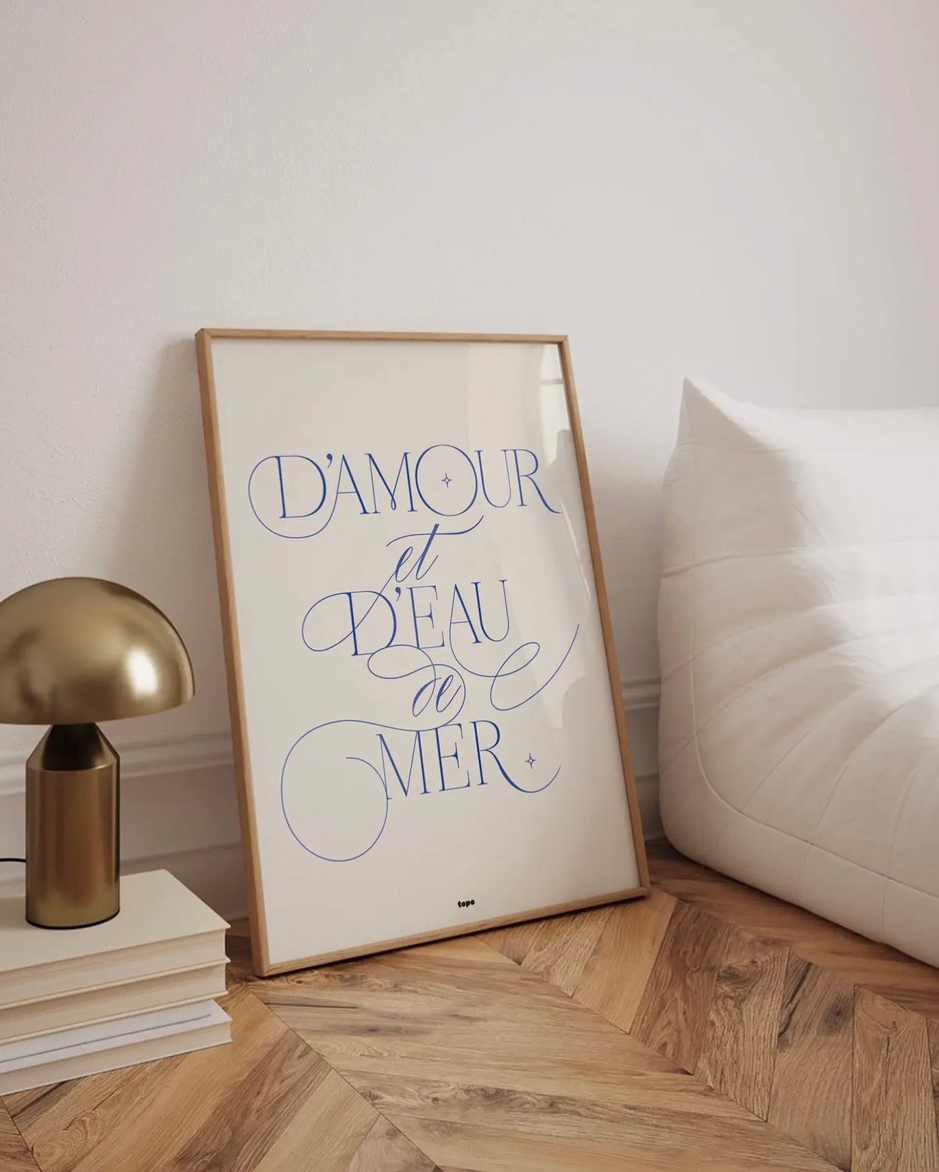 Affiche « D’amour & d’eau de mer »