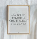 Affiche « T’es belle comme… »