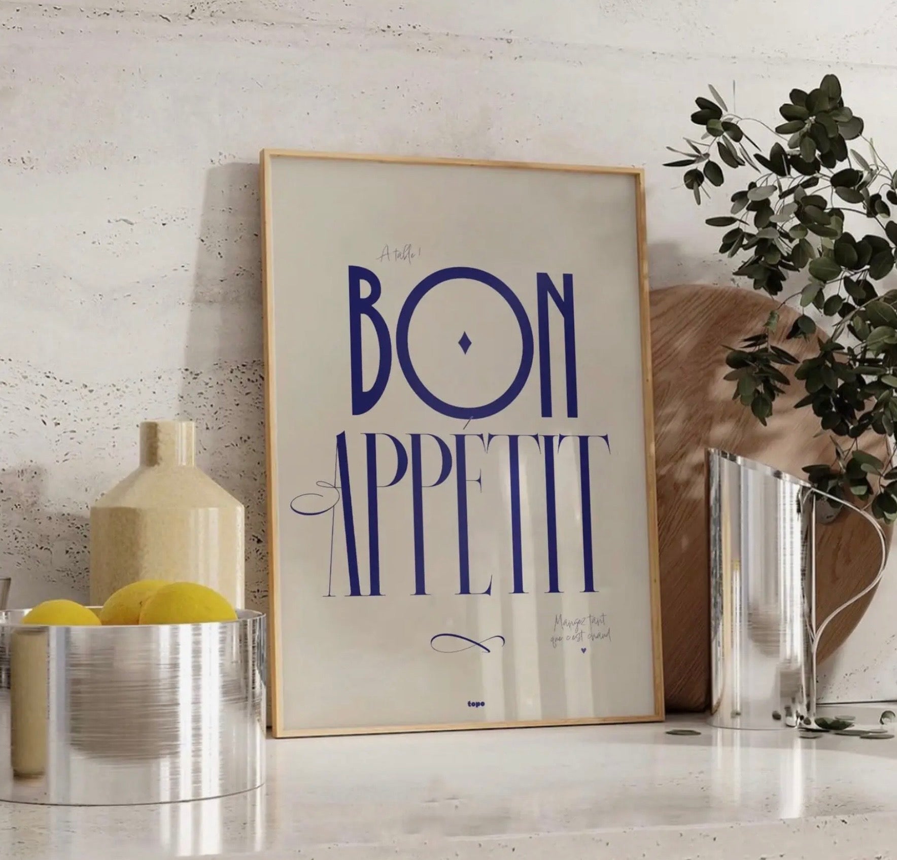 Affiche « Bon appétit »