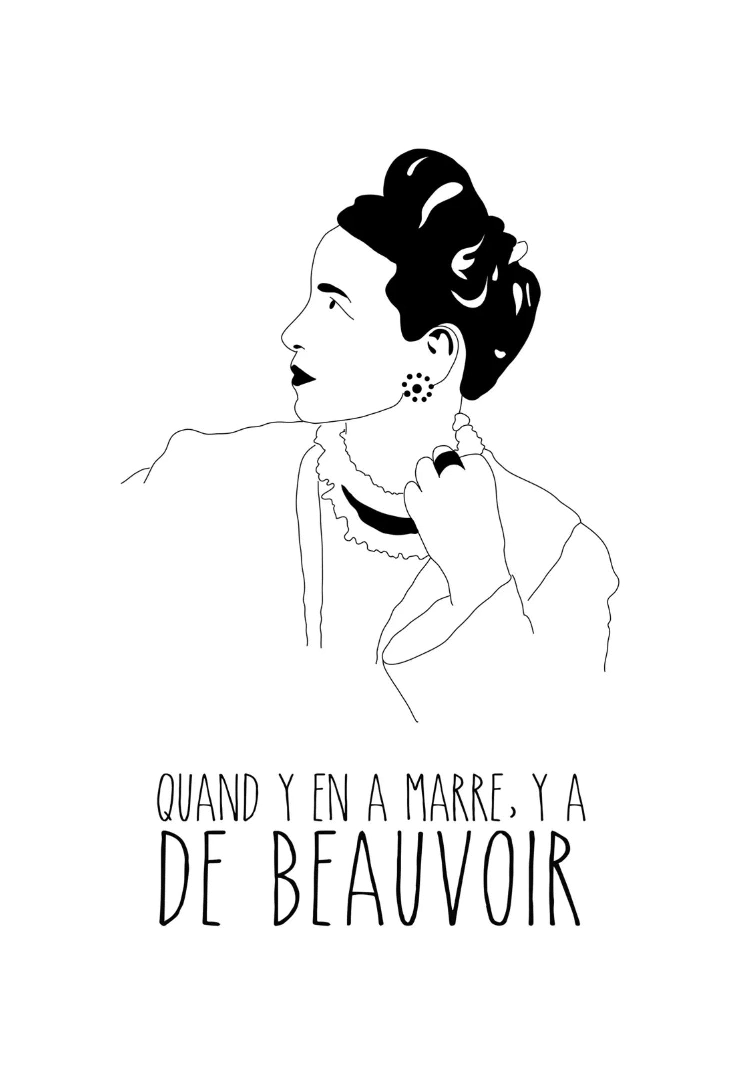 Affiche « De beauvoir »