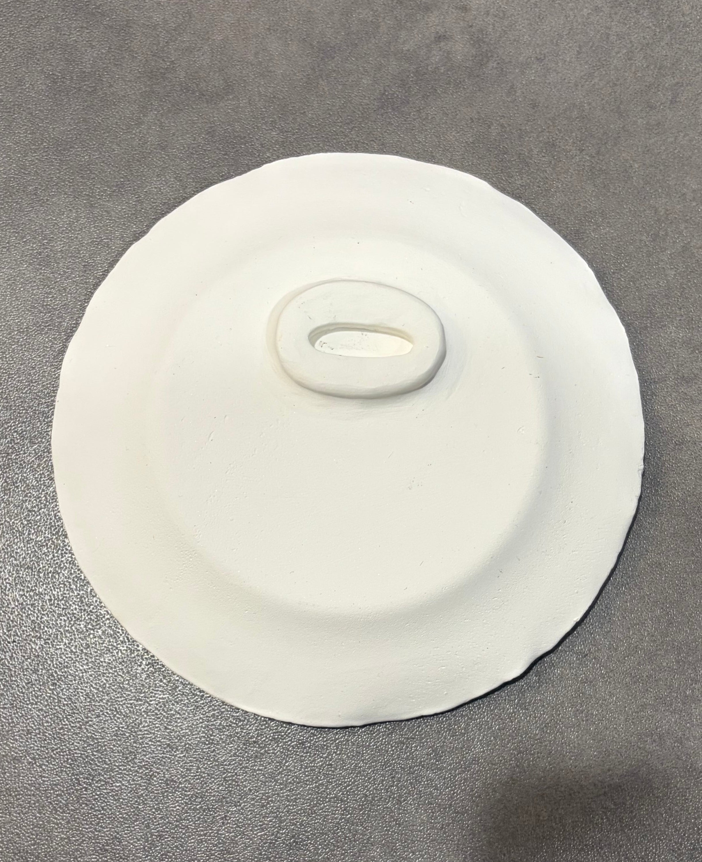 Assiette décorative en argile - à poser ou murale - différentes phrases disponibles