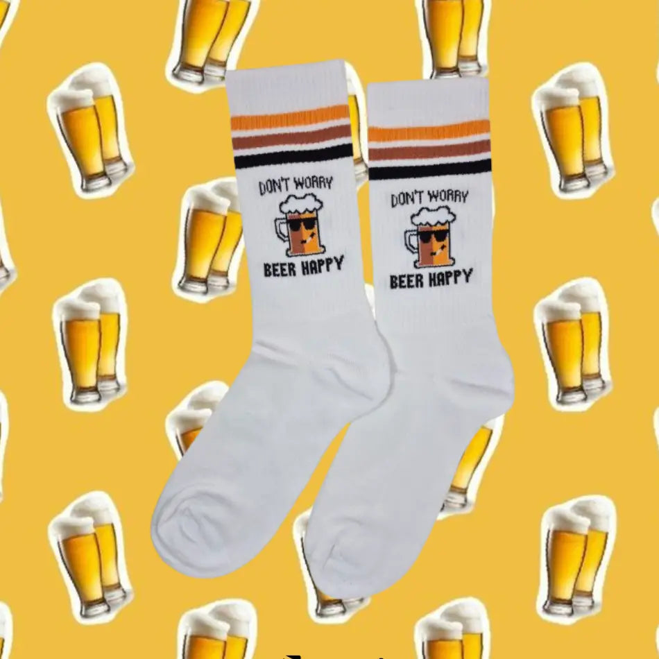 Chaussettes « Don’t worry, beer happy »