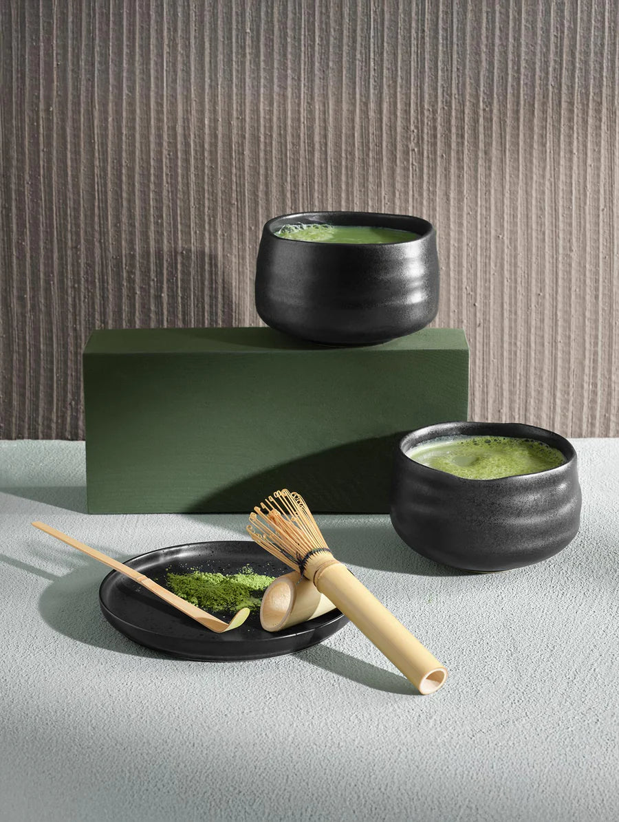 Balai à Matcha et repose-balai