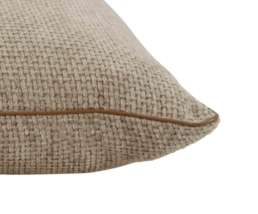 Coussin « Chenille » (beige)