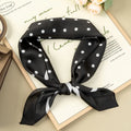 Foulard « Yasmine » (noir) - Effet soie
