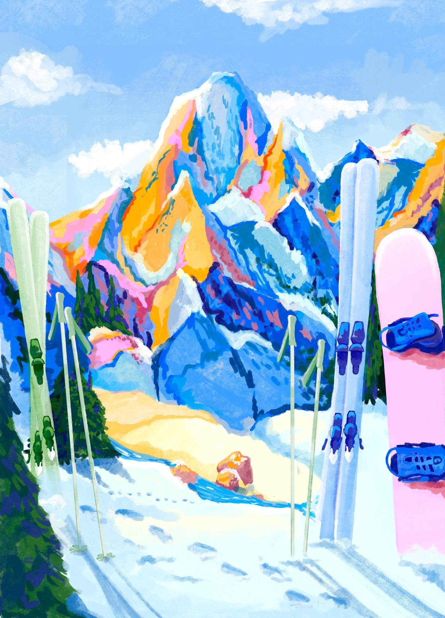 Puzzle « Snow must go on » - 1000 pièces