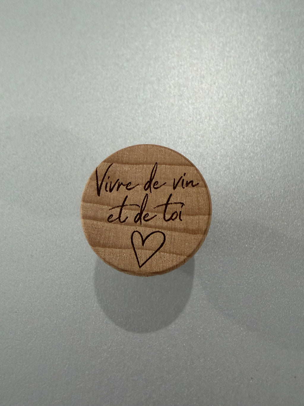 Bouchon à vin personnalisé ✨