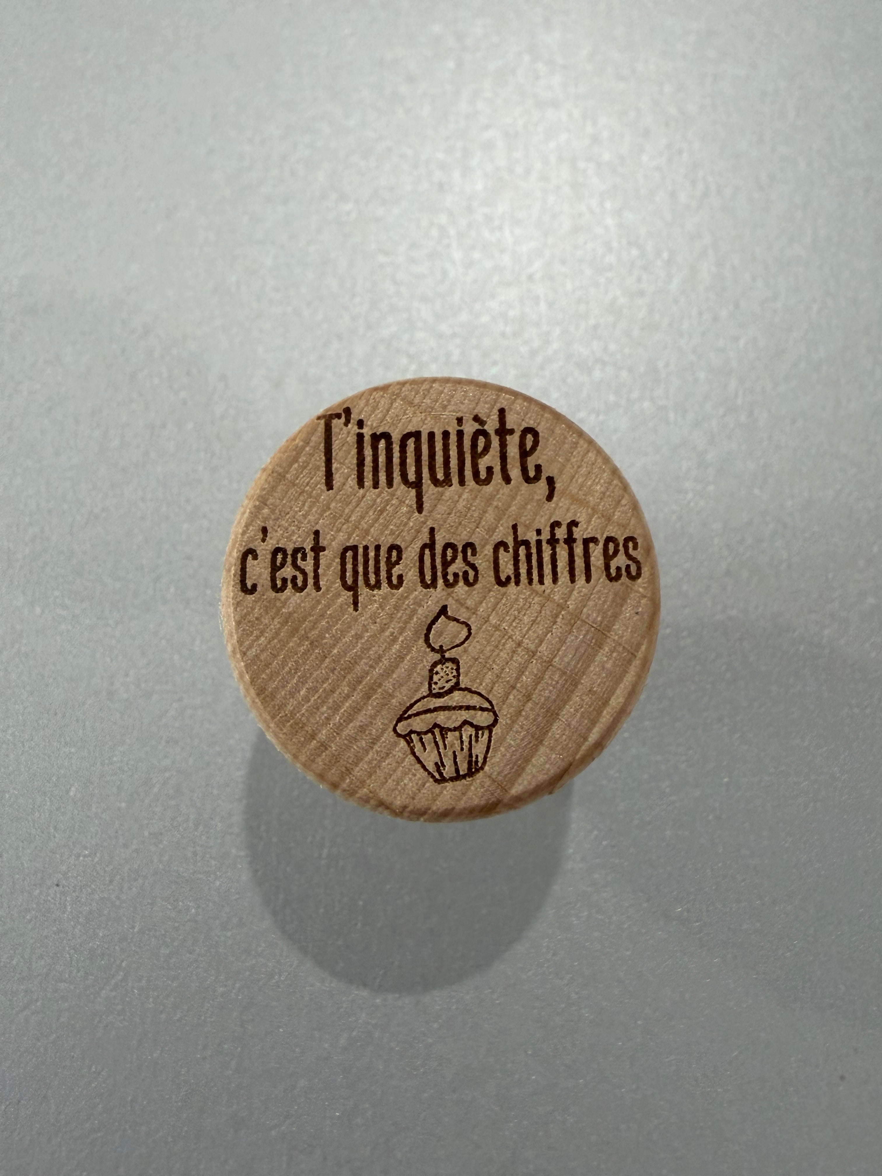Bouchon à vin personnalisé ✨