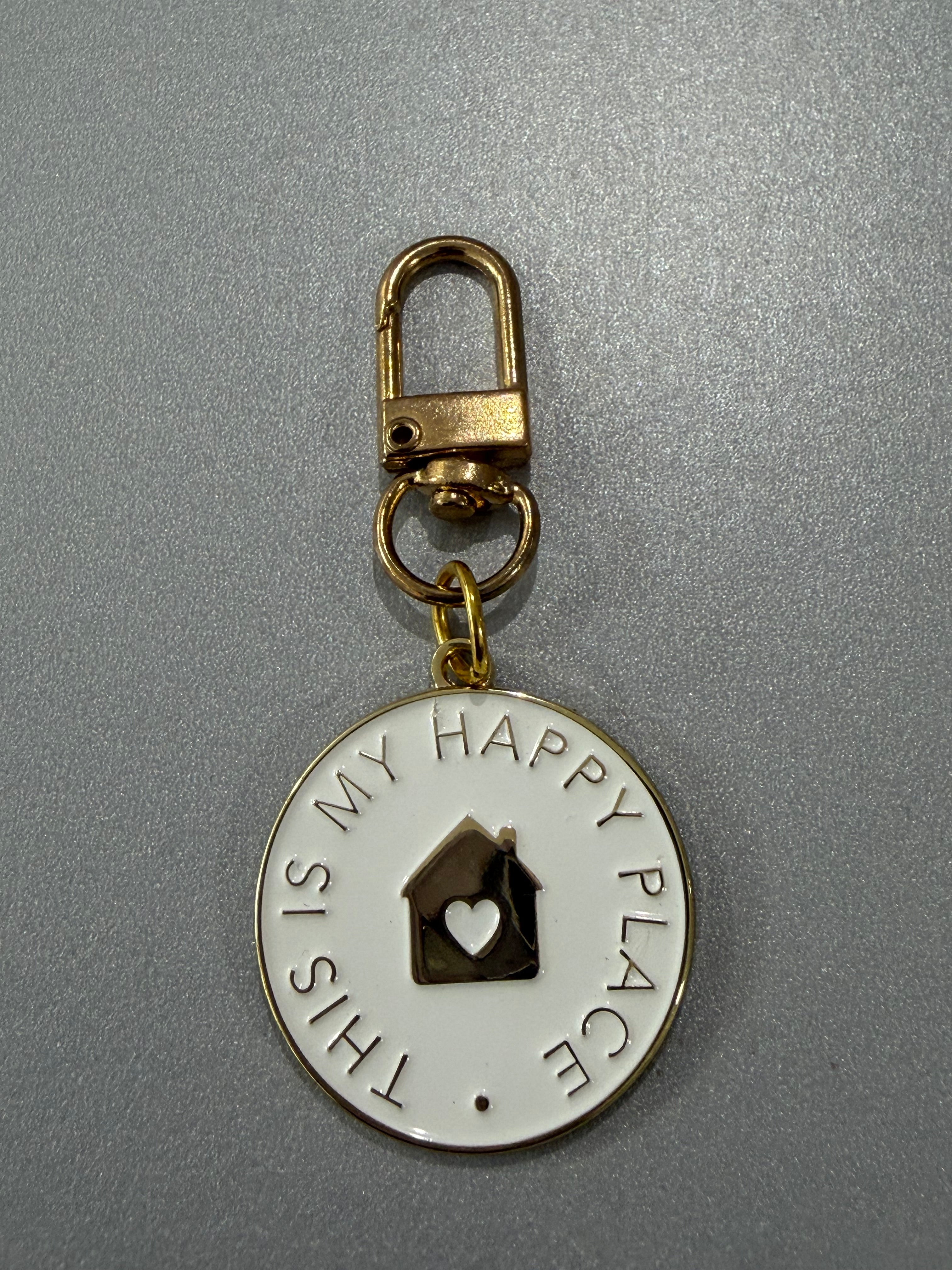 Porte clé « My happy place »