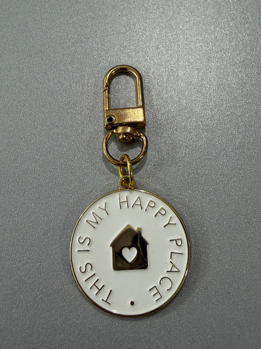 Porte clé « My happy place »