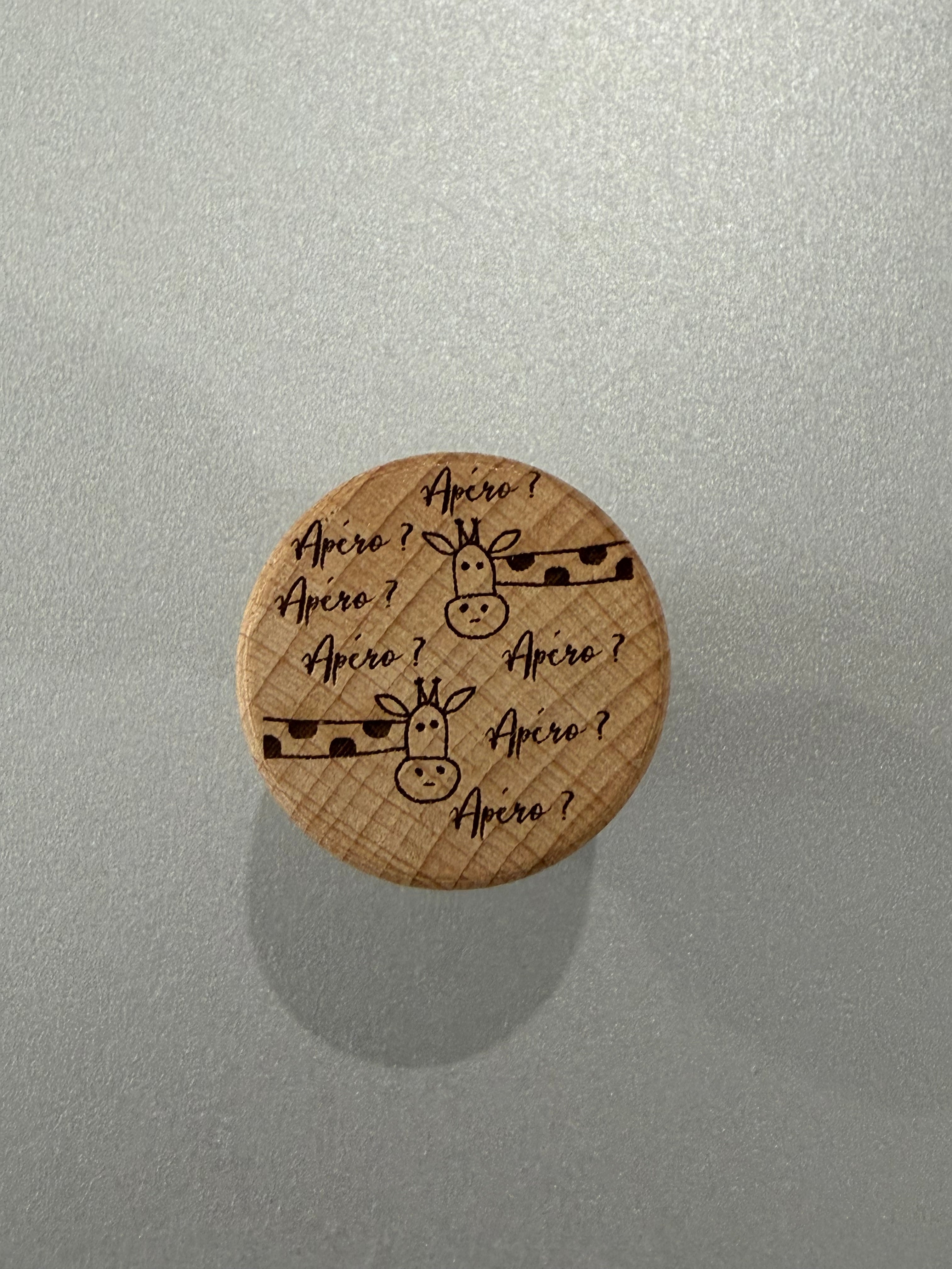 Bouchon à vin personnalisé ✨