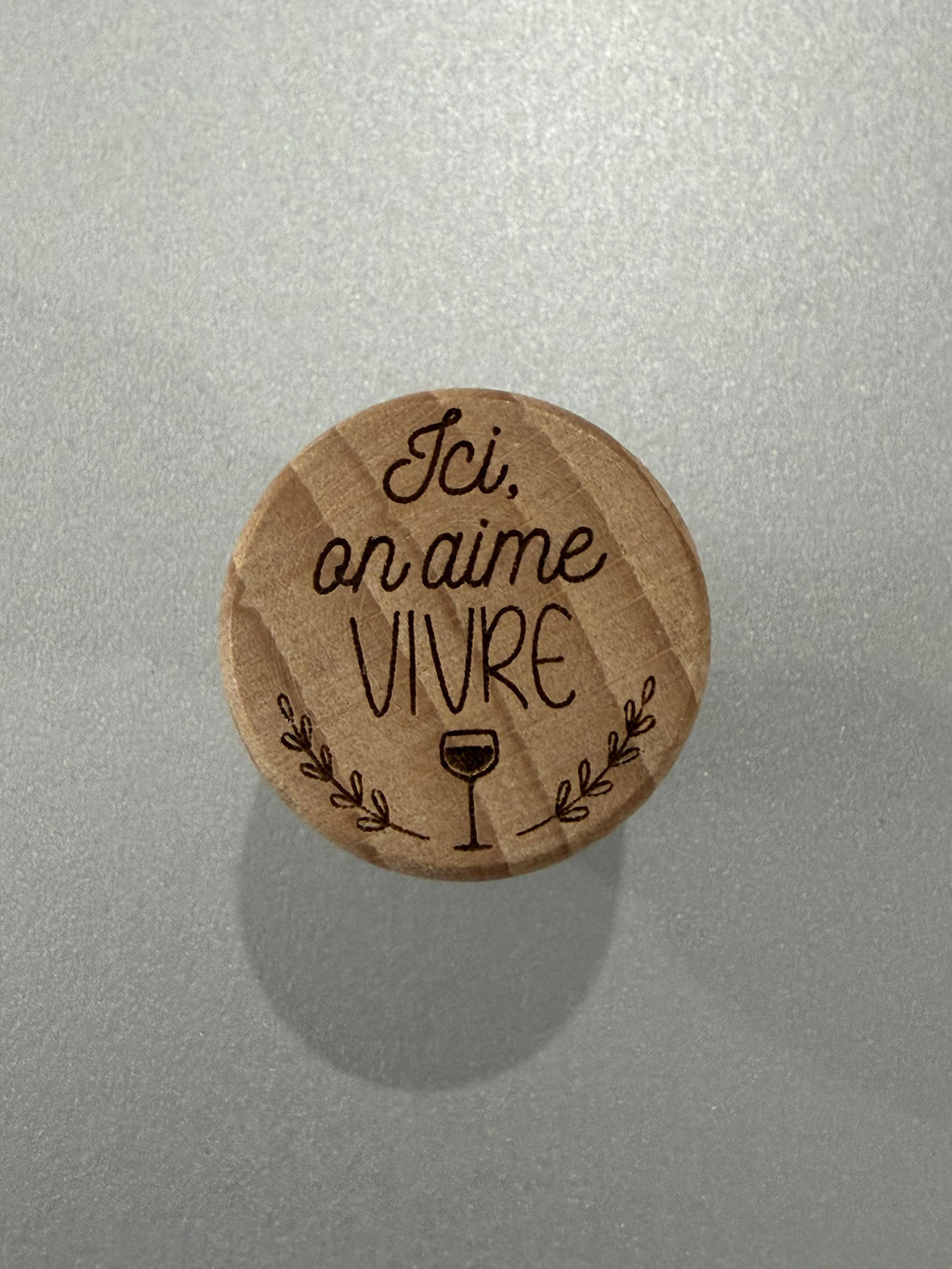 Bouchon à vin personnalisé ✨