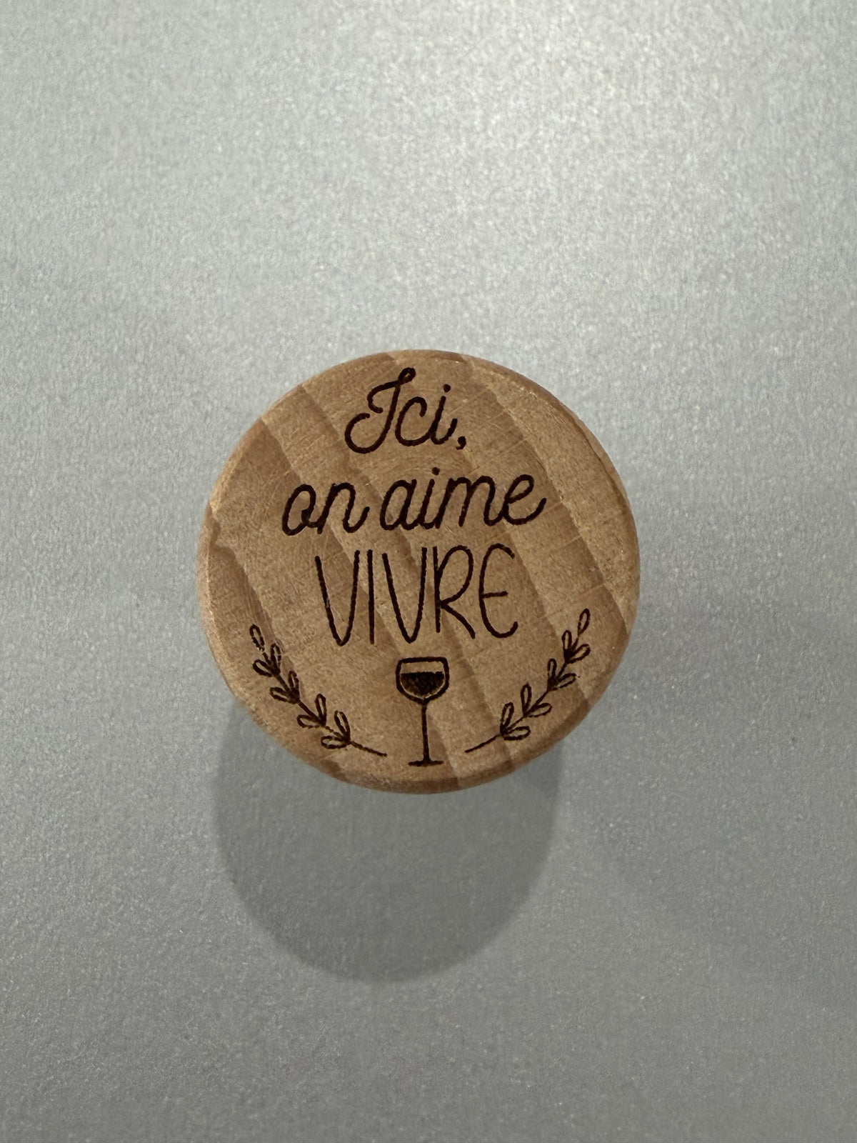 Bouchon à vin personnalisé ✨