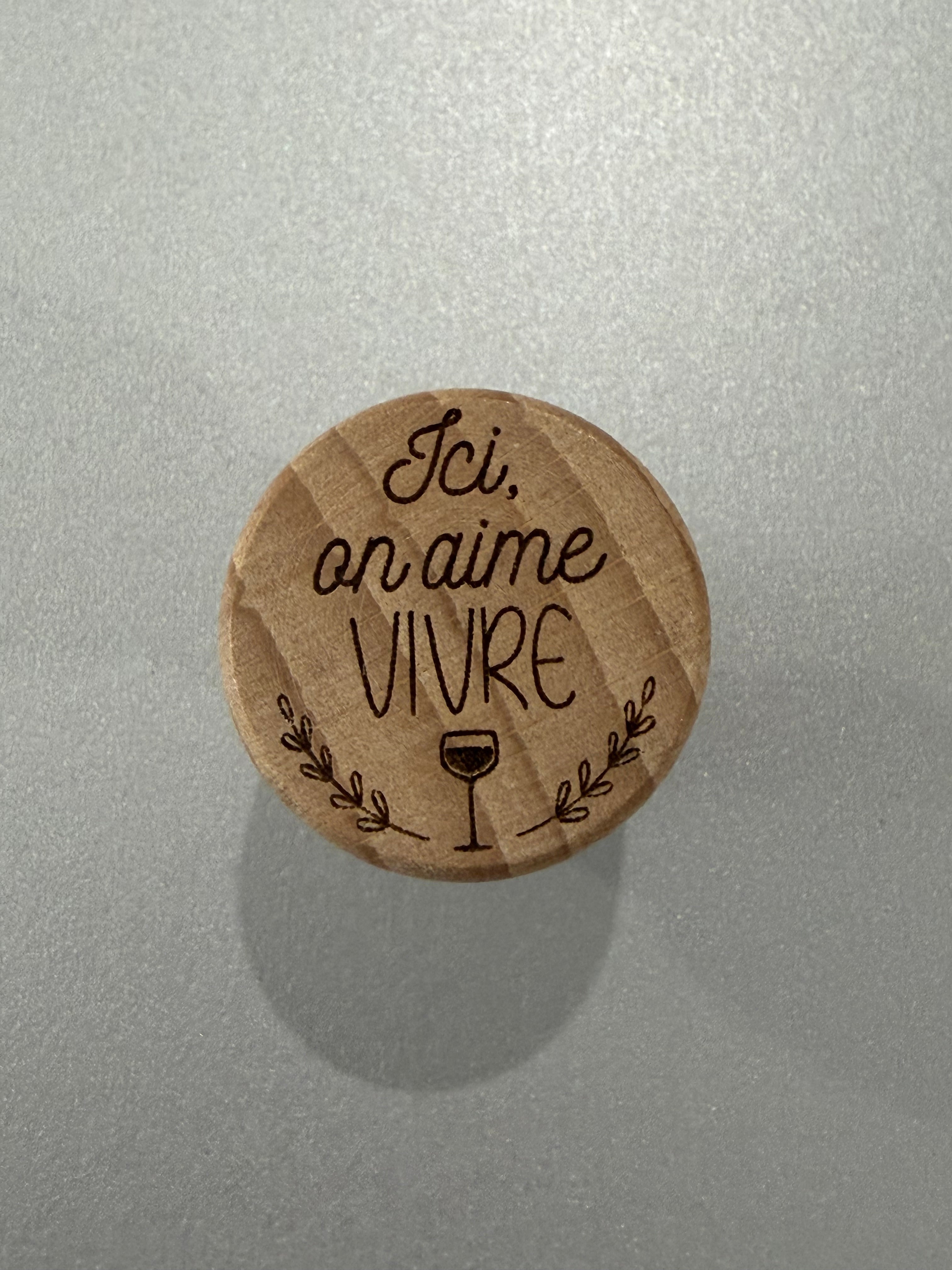 Bouchon à vin personnalisé ✨
