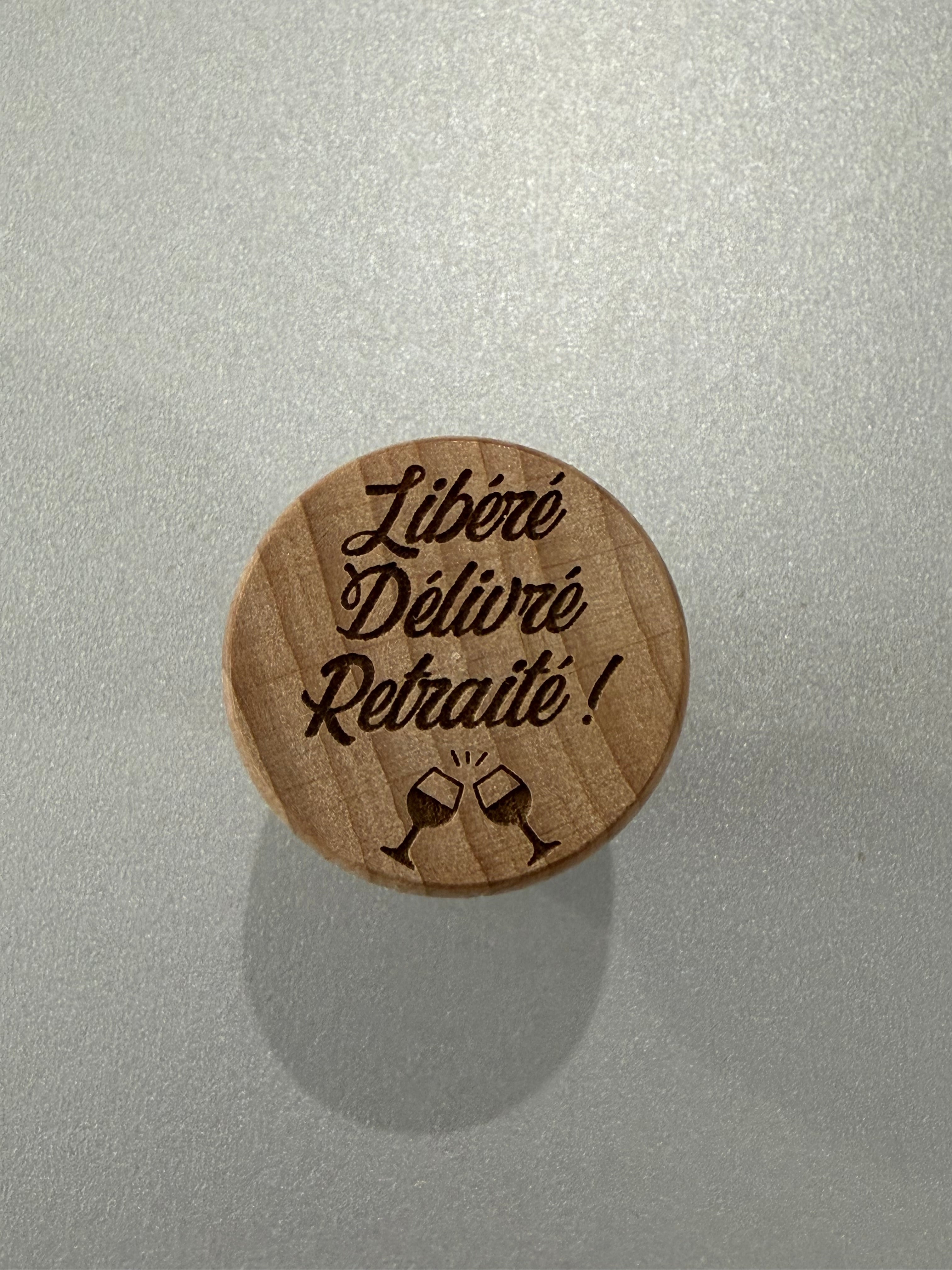 Bouchon à vin personnalisé ✨