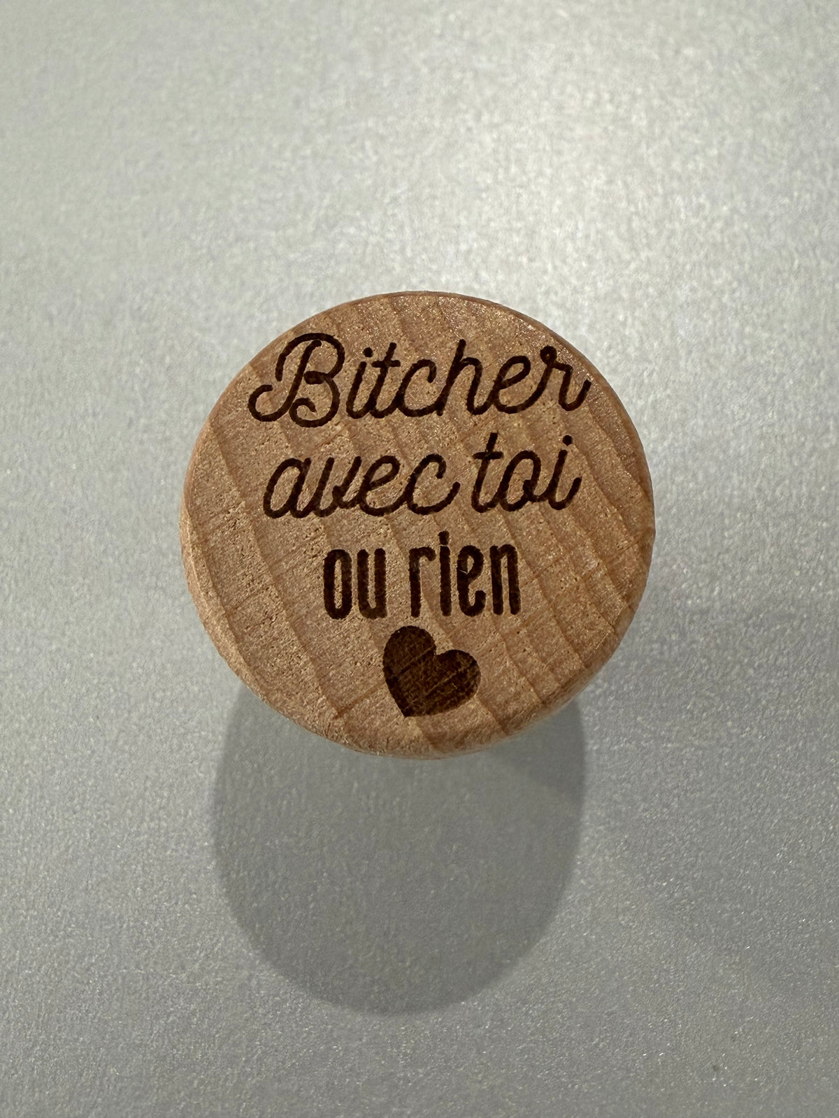 Bouchon à vin personnalisé ✨