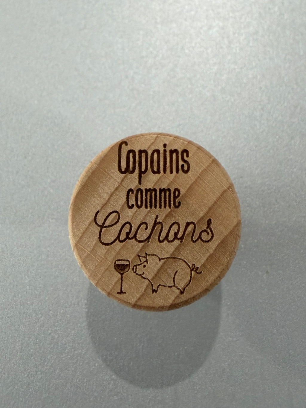 Bouchon à vin personnalisé ✨